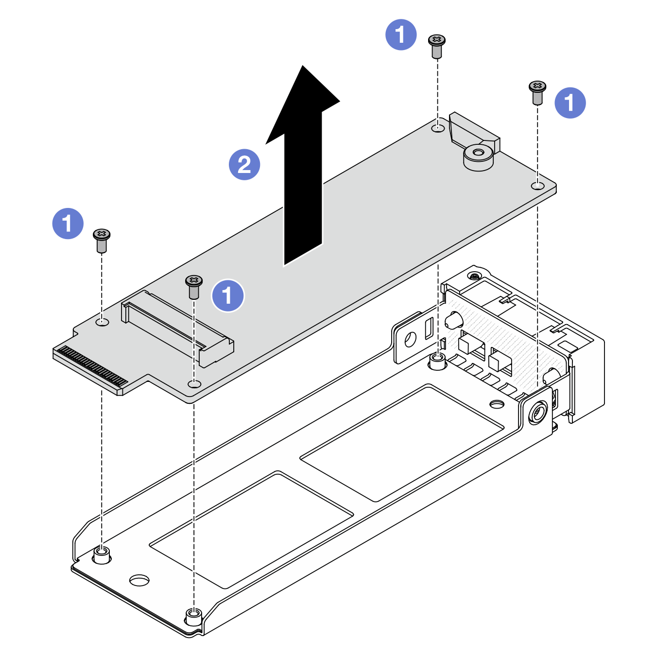 Removing M.2 interposer