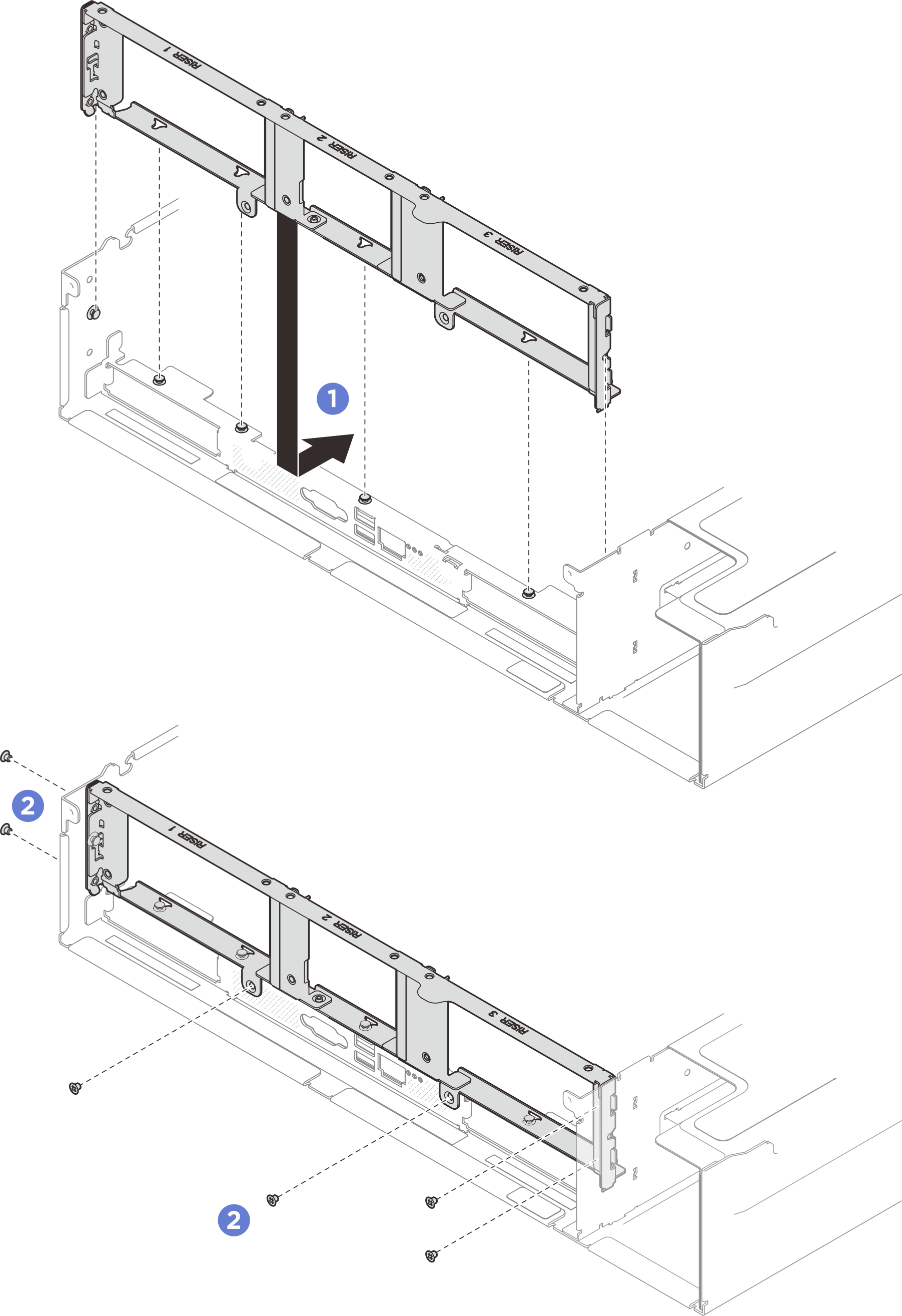 Rear wall installation