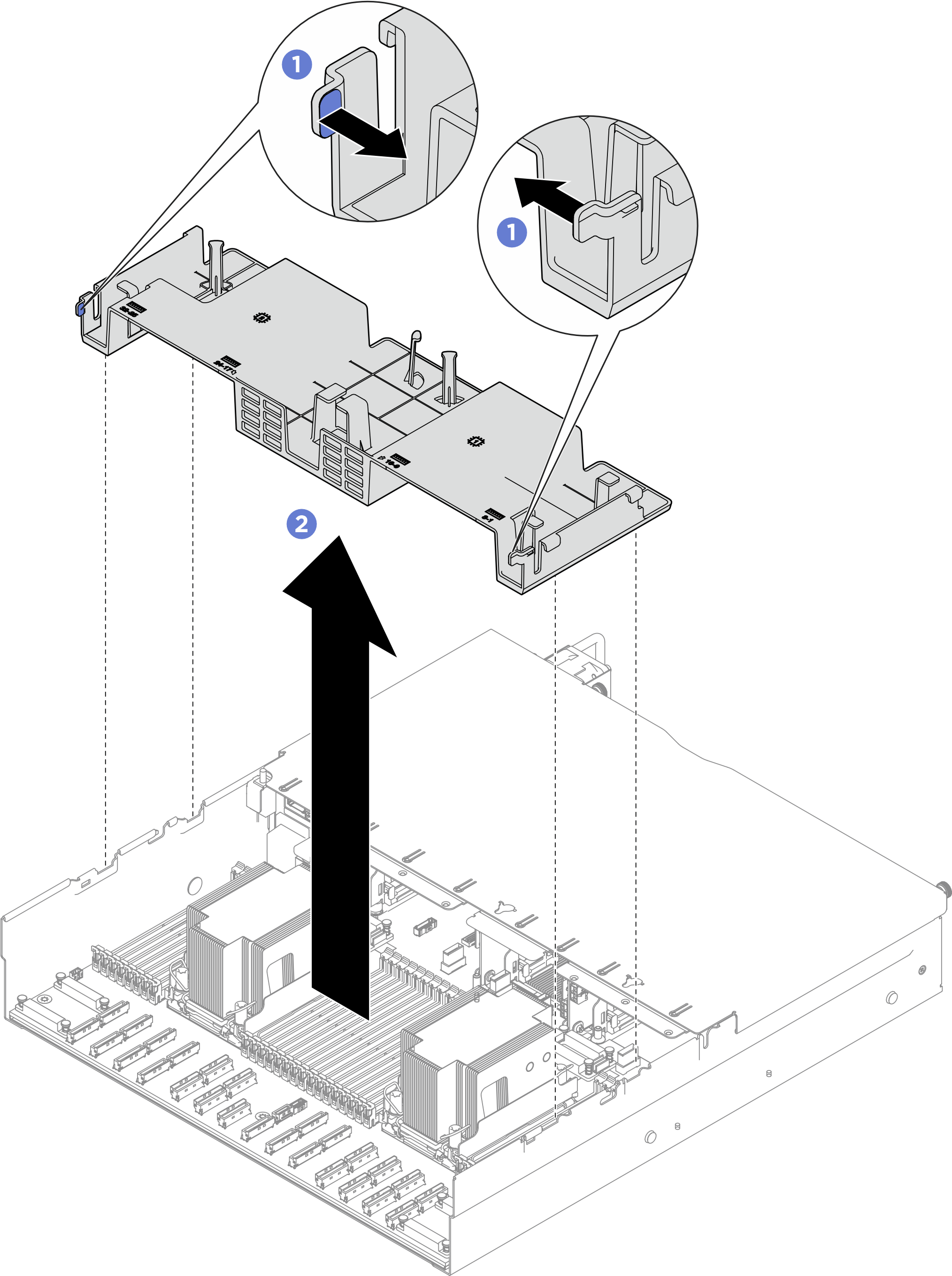 Rear air baffle removal