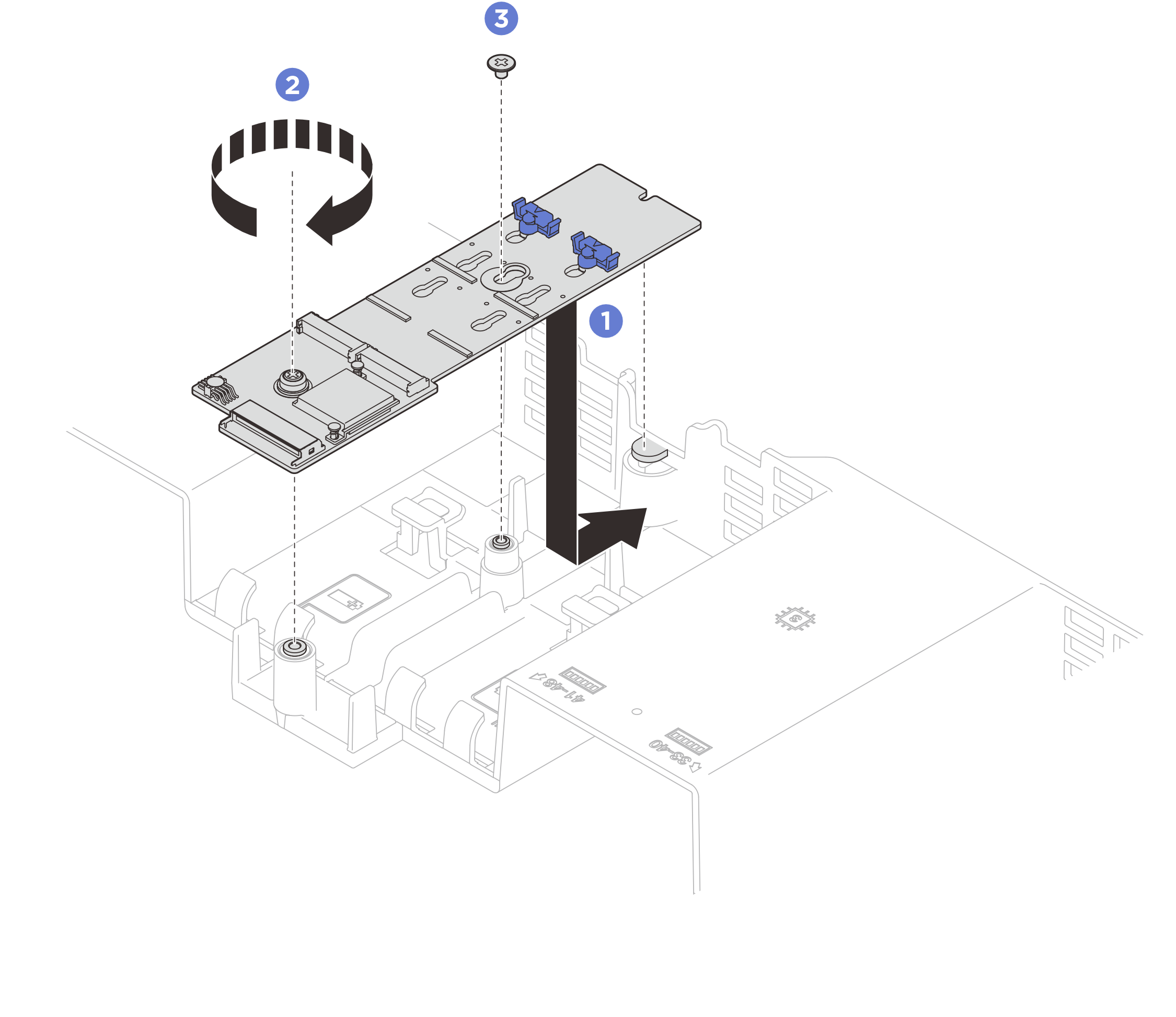 M.2 boot adapter installation