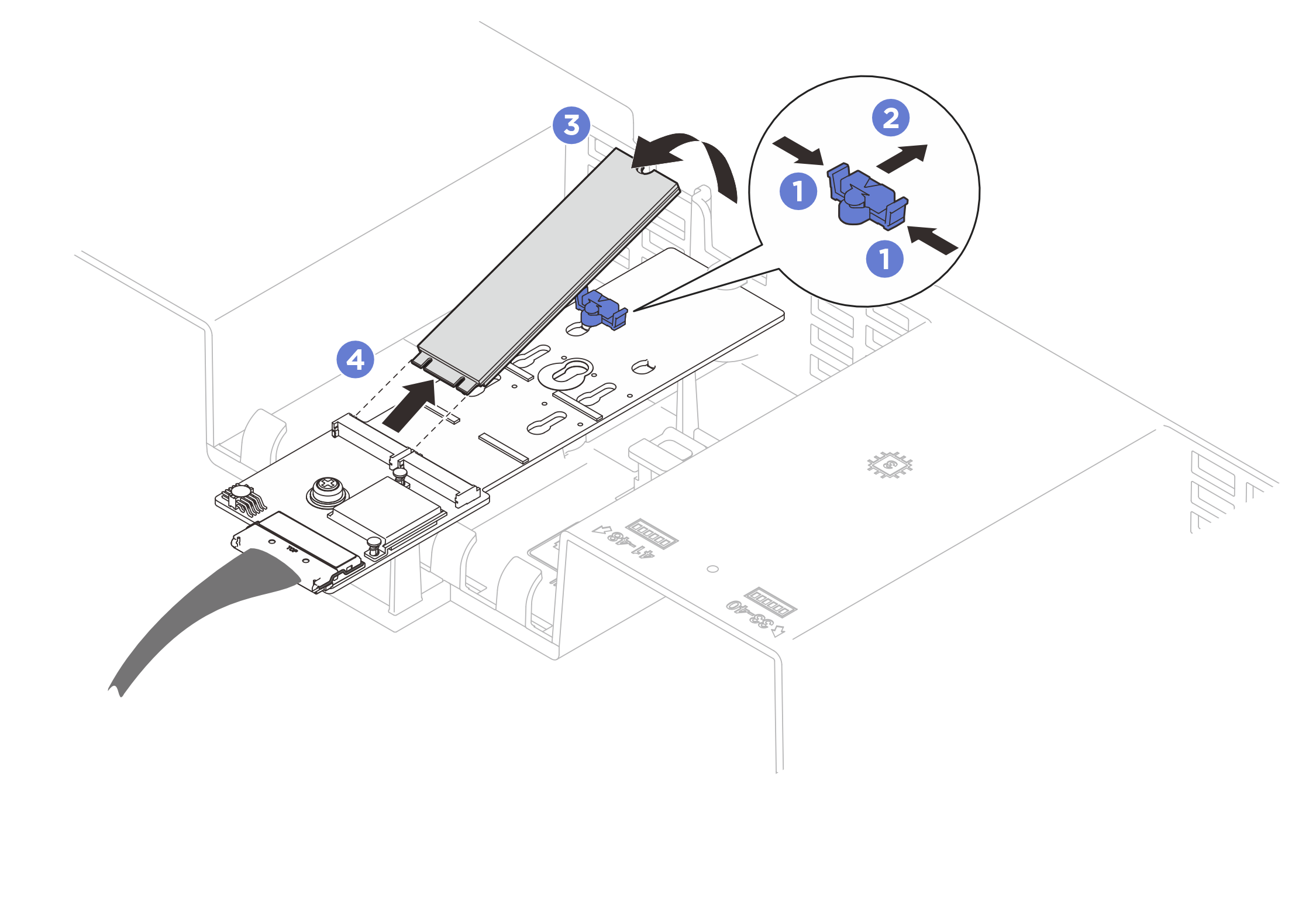 M.2 drive installation