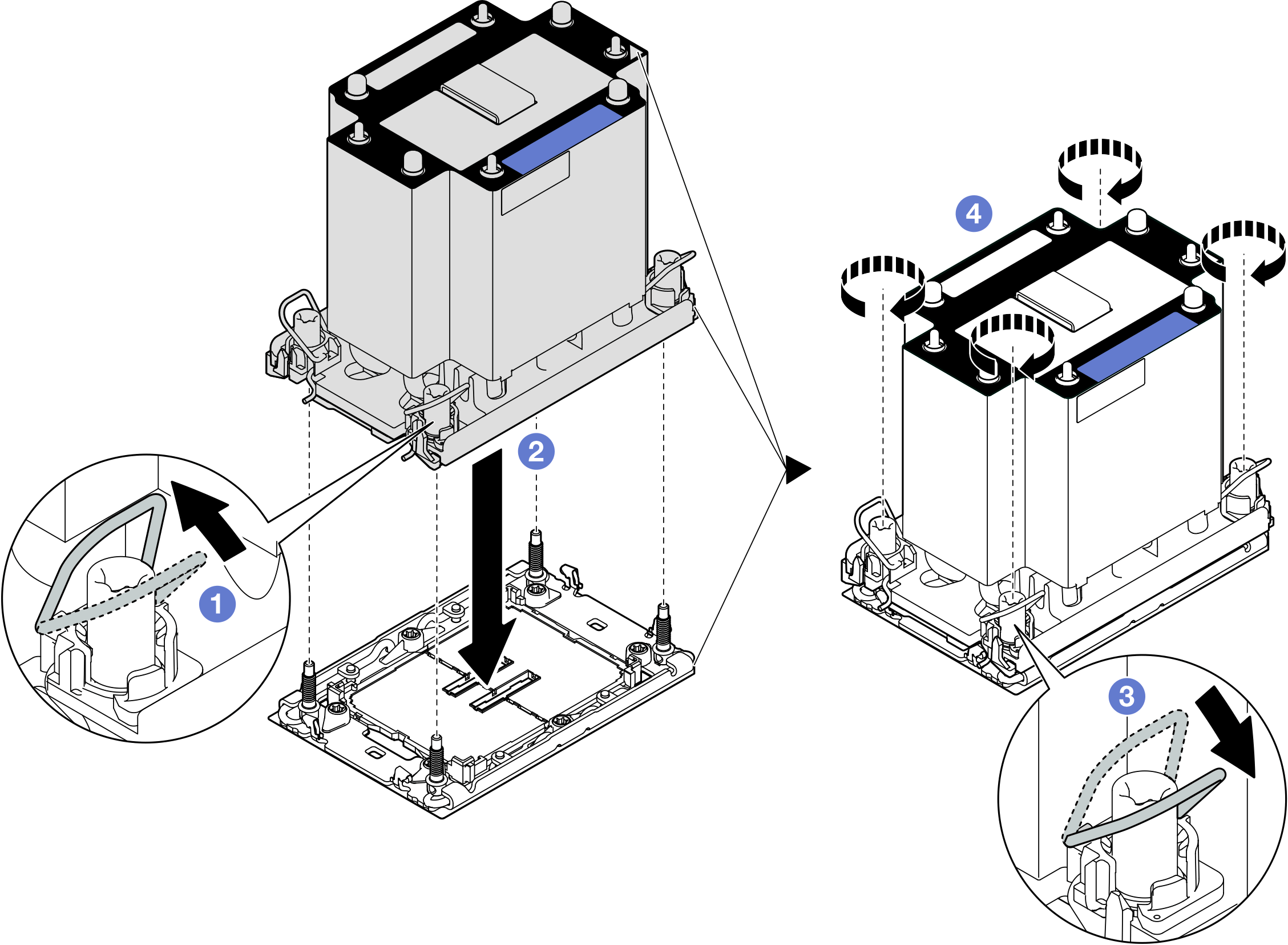 Installing a 3U standard PHM