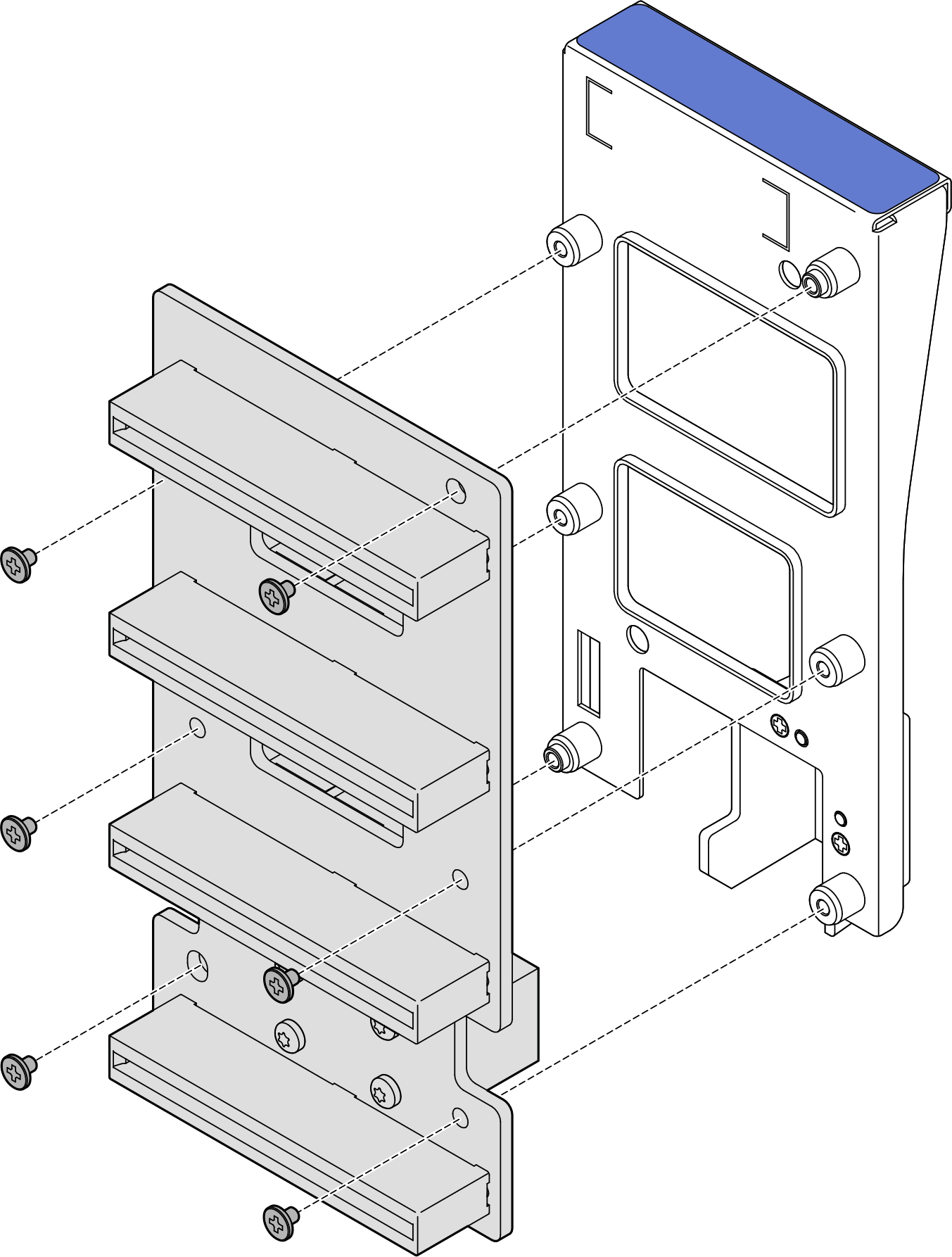 Disassembling the power distribution board