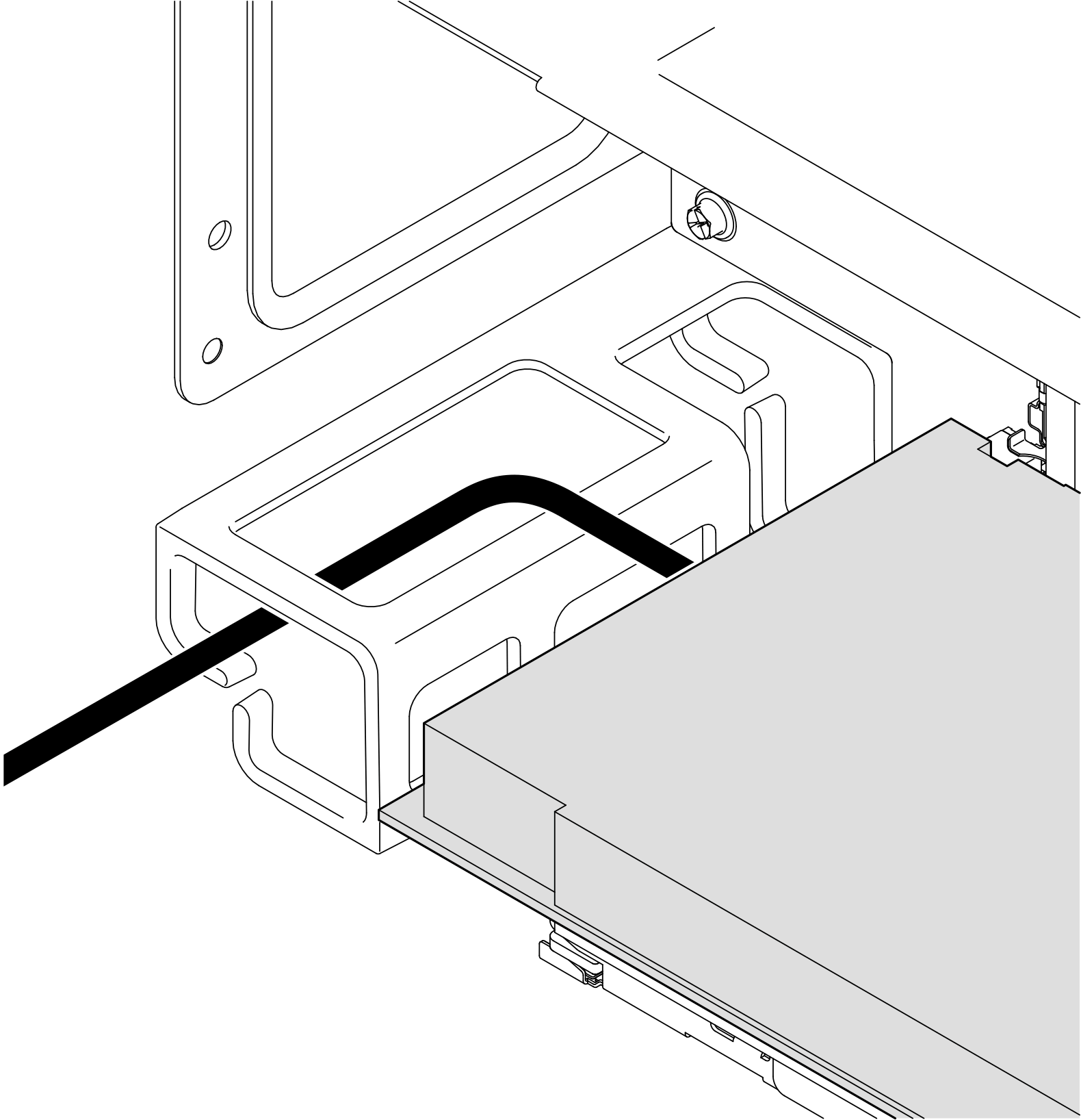 RAID/HBA to backplane 1, 3, 4, or 6