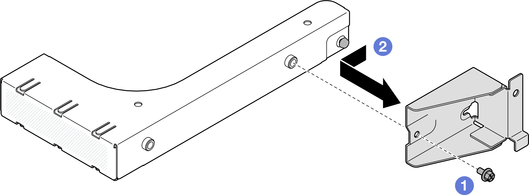 Removing 7mm drive cage bracket