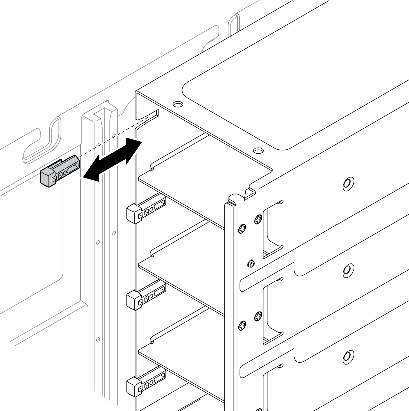 Removing power supply key