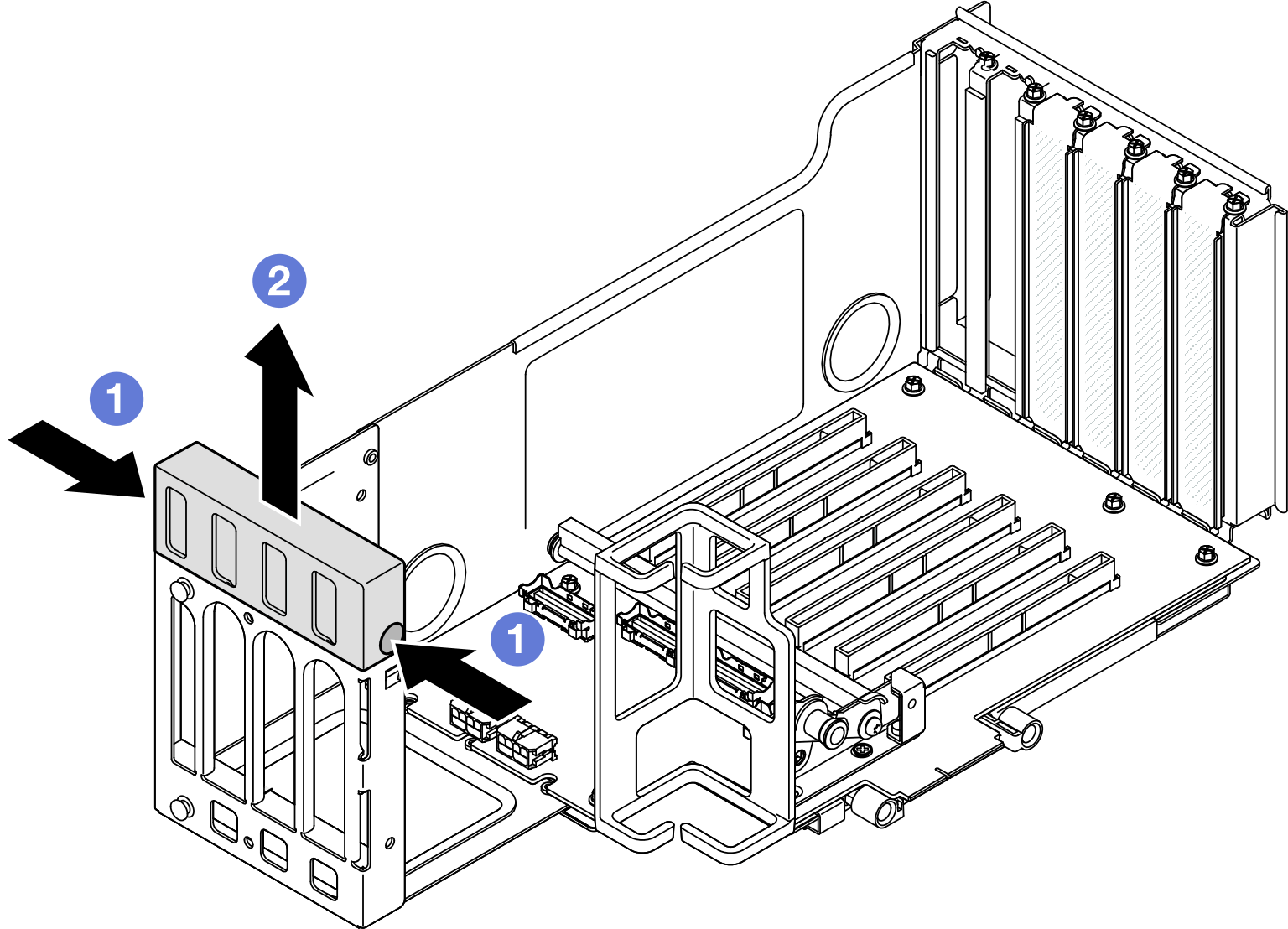 Removing riser extender cover