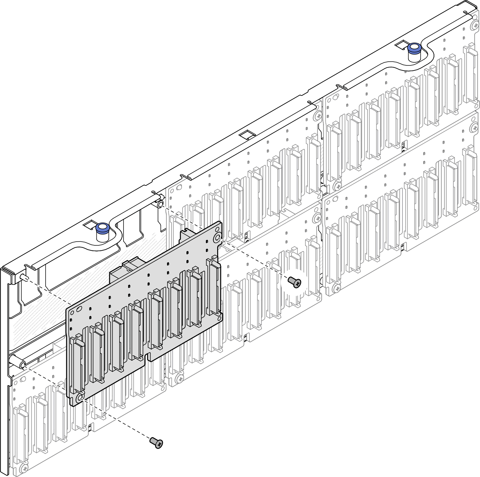 Removing backplane from carrier