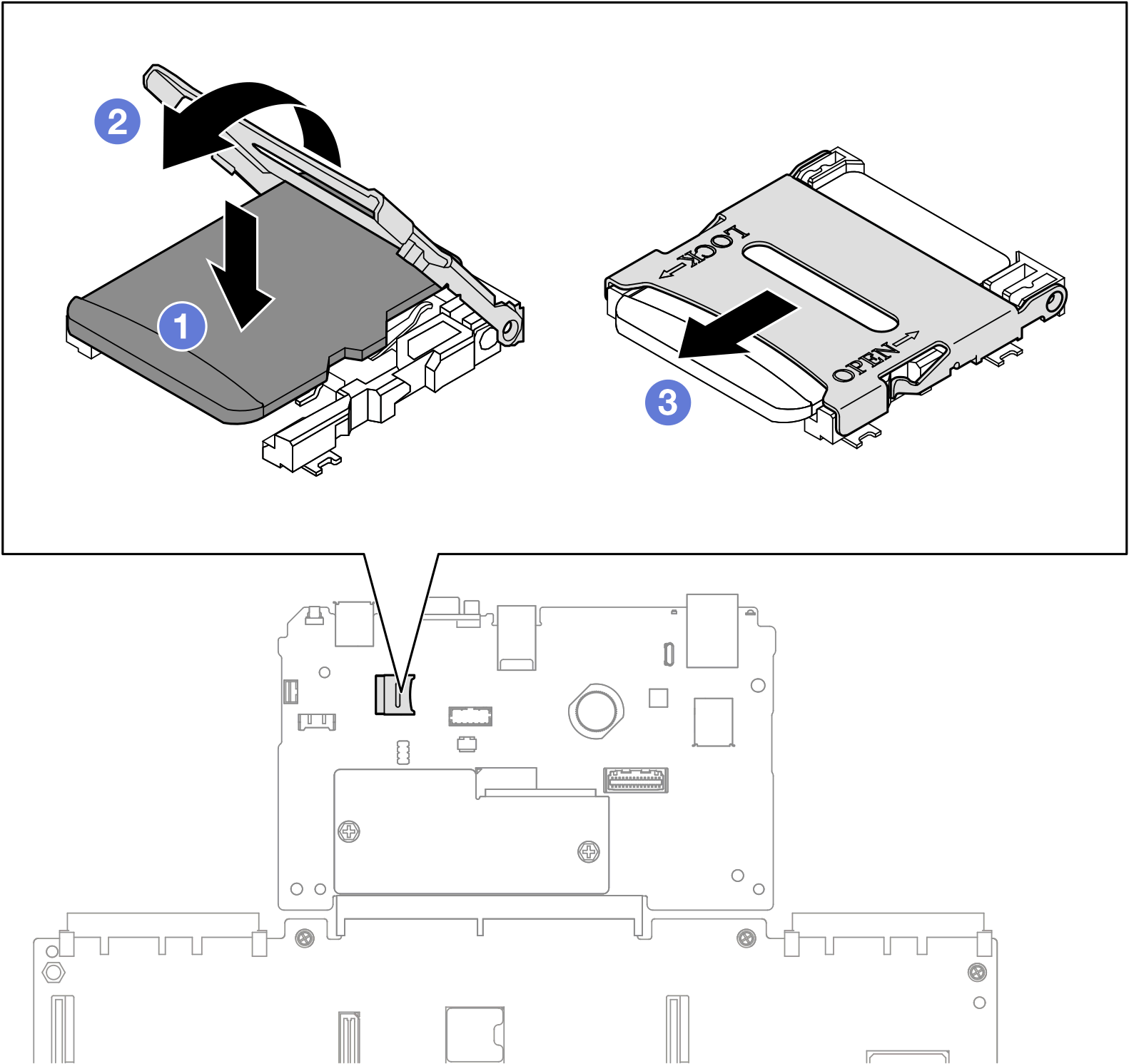 Installing MicroSD card