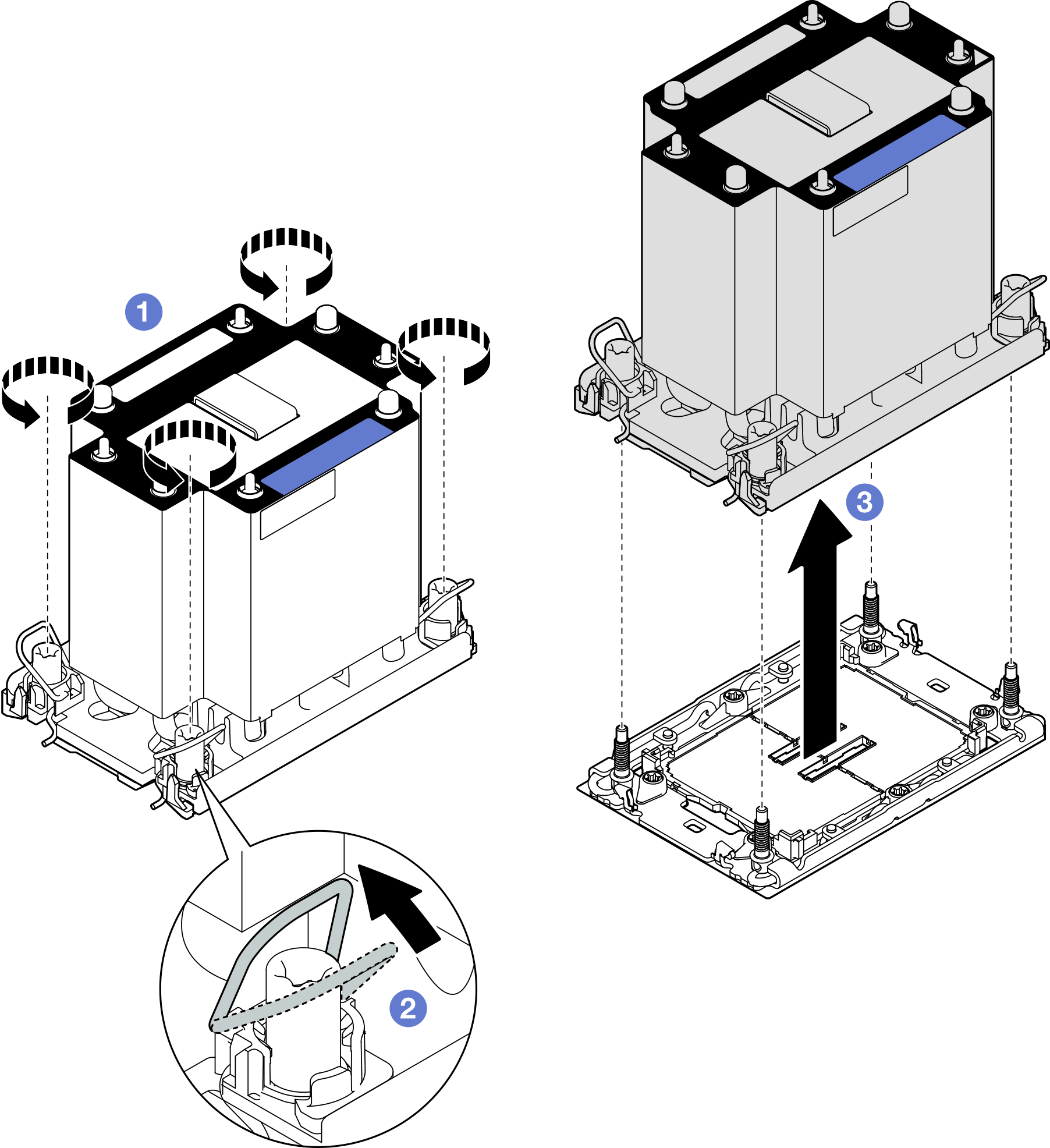 Removing a 3U standard PHM