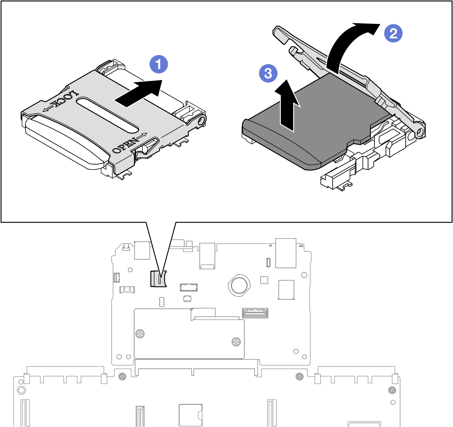 Removing MicroSD card