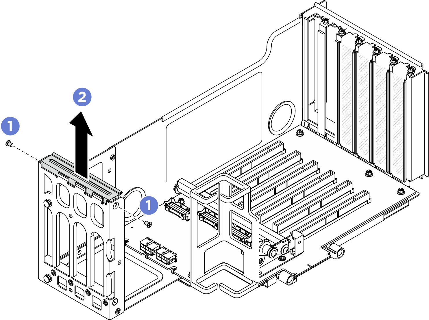 Removing riser extender cover