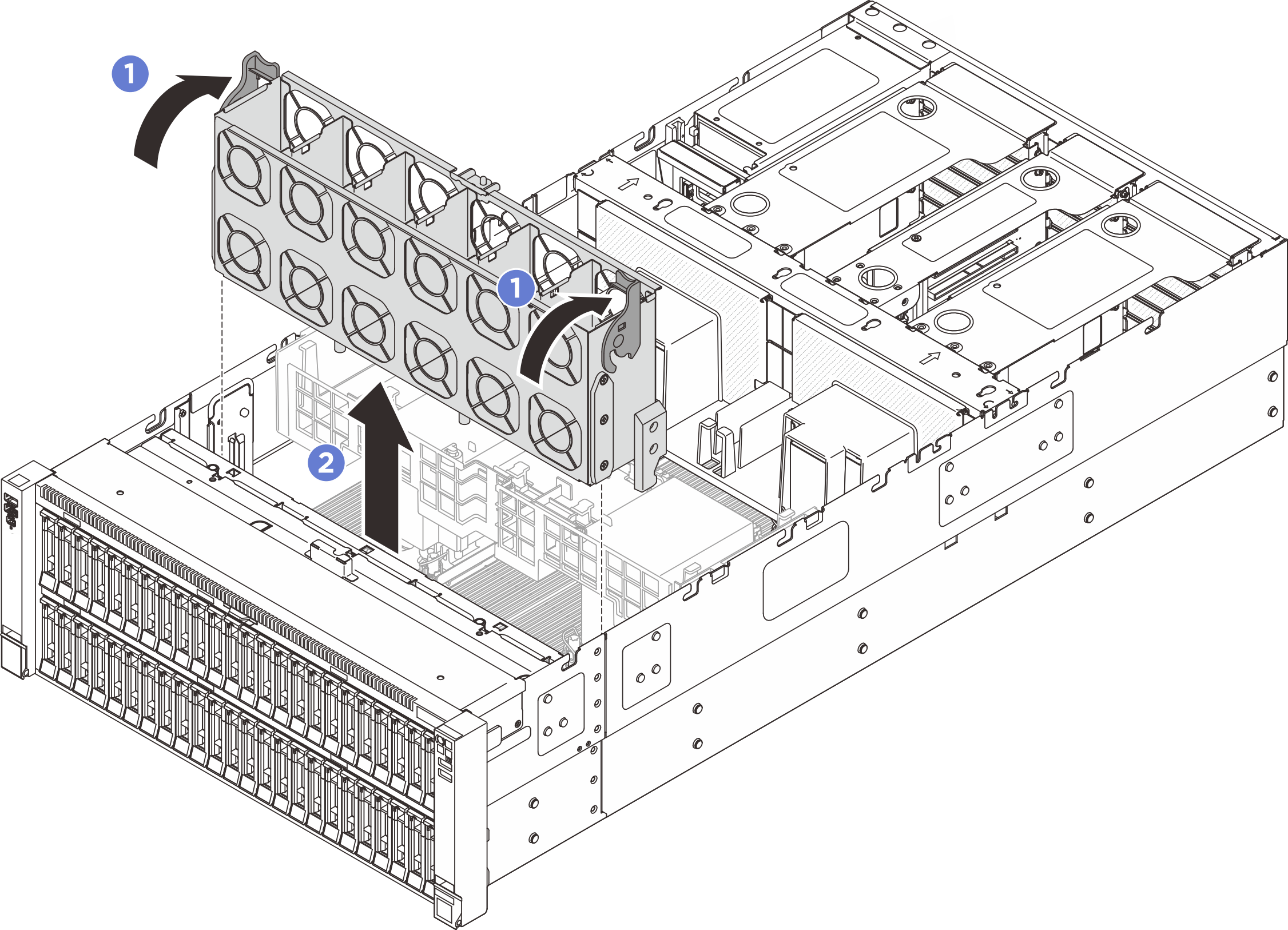 Fan cage removal
