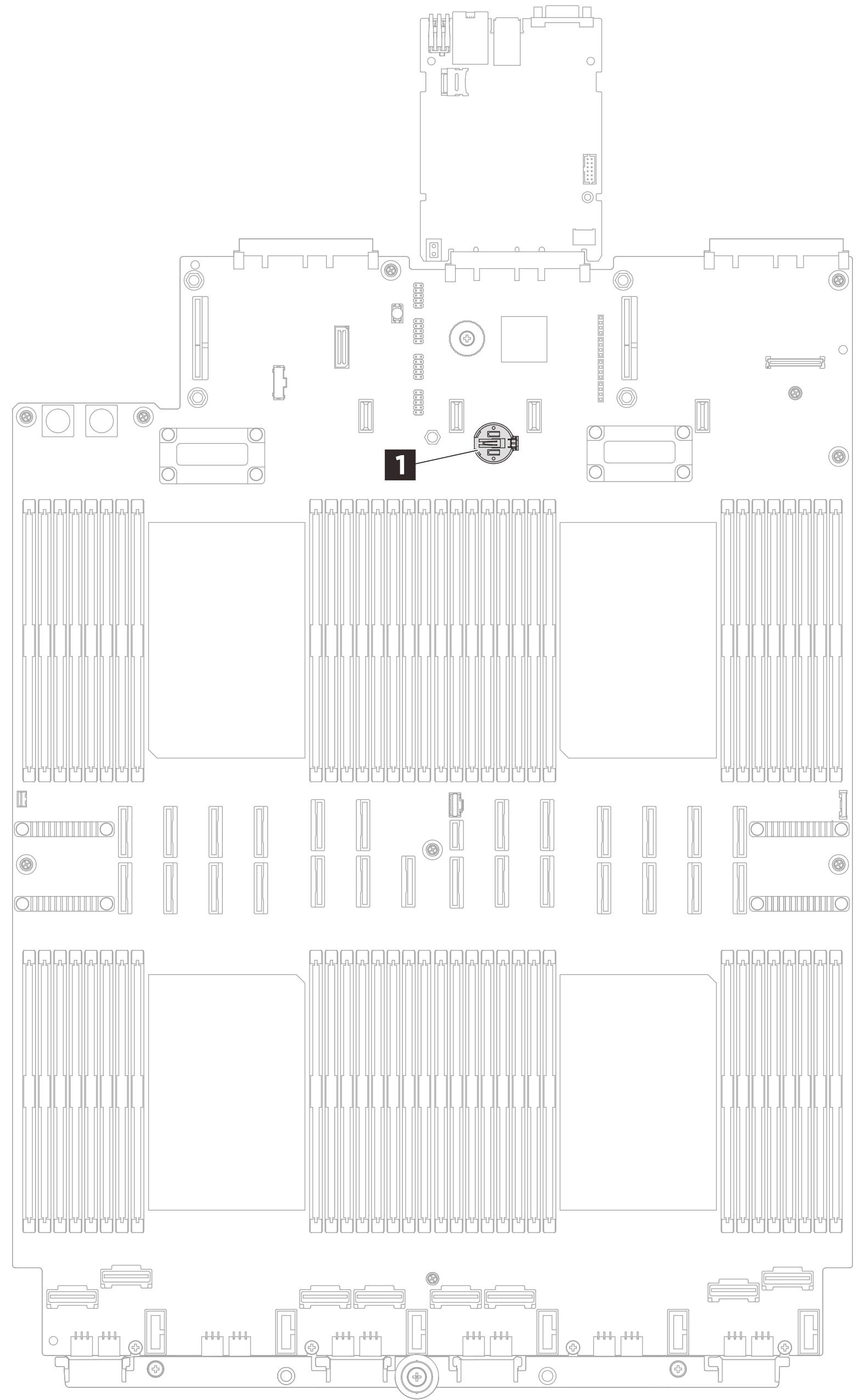 CMOS battery location