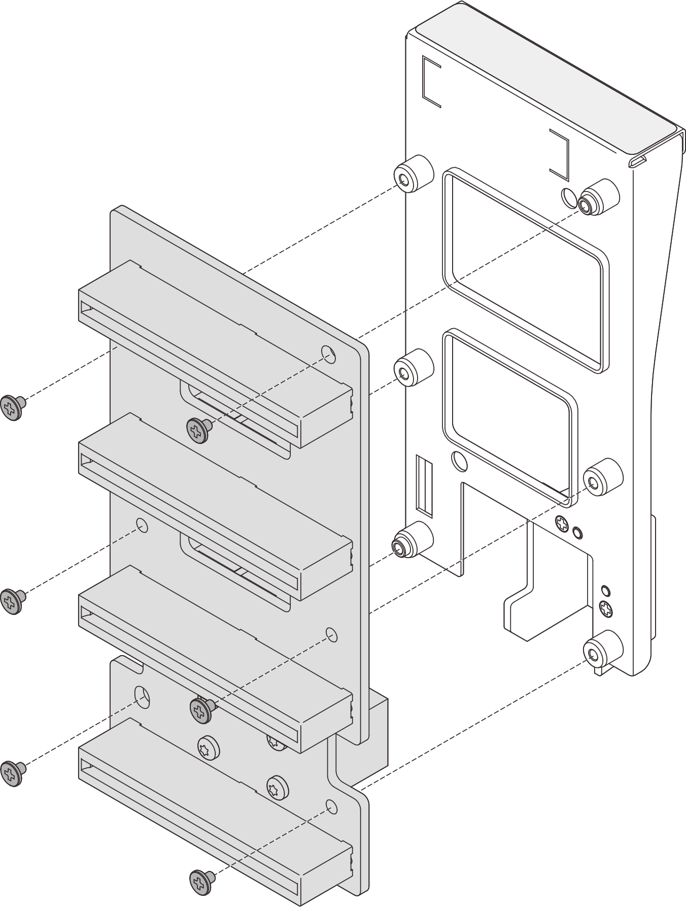 Disassembling the power distribution board