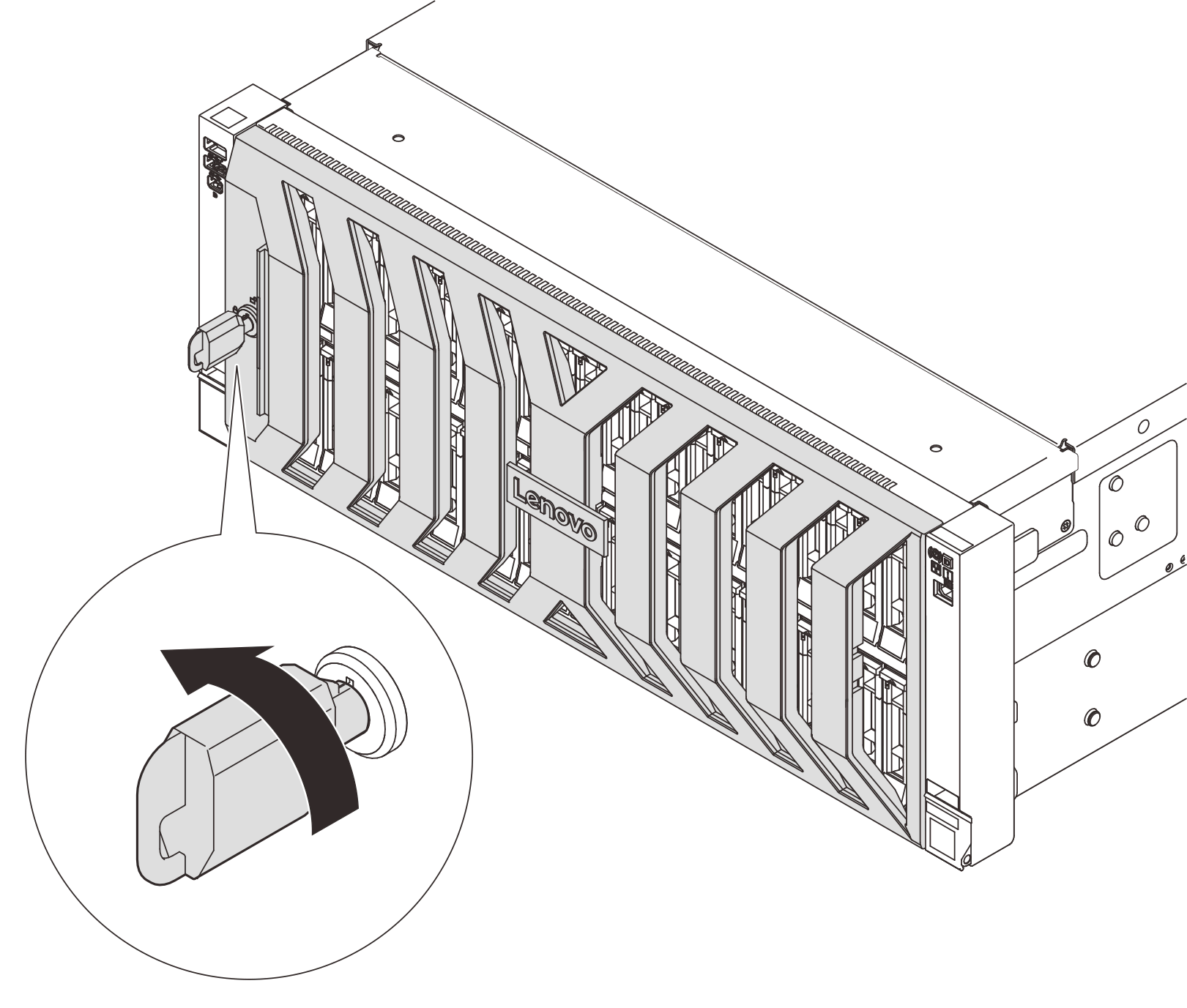 Locking the security bezel