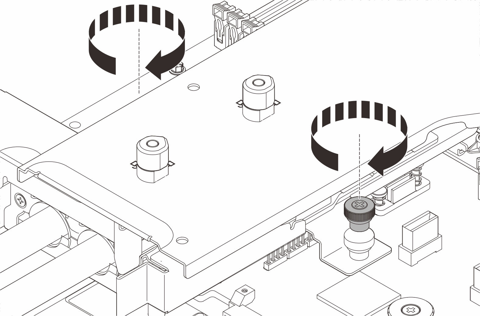 Removing cold plate assembly