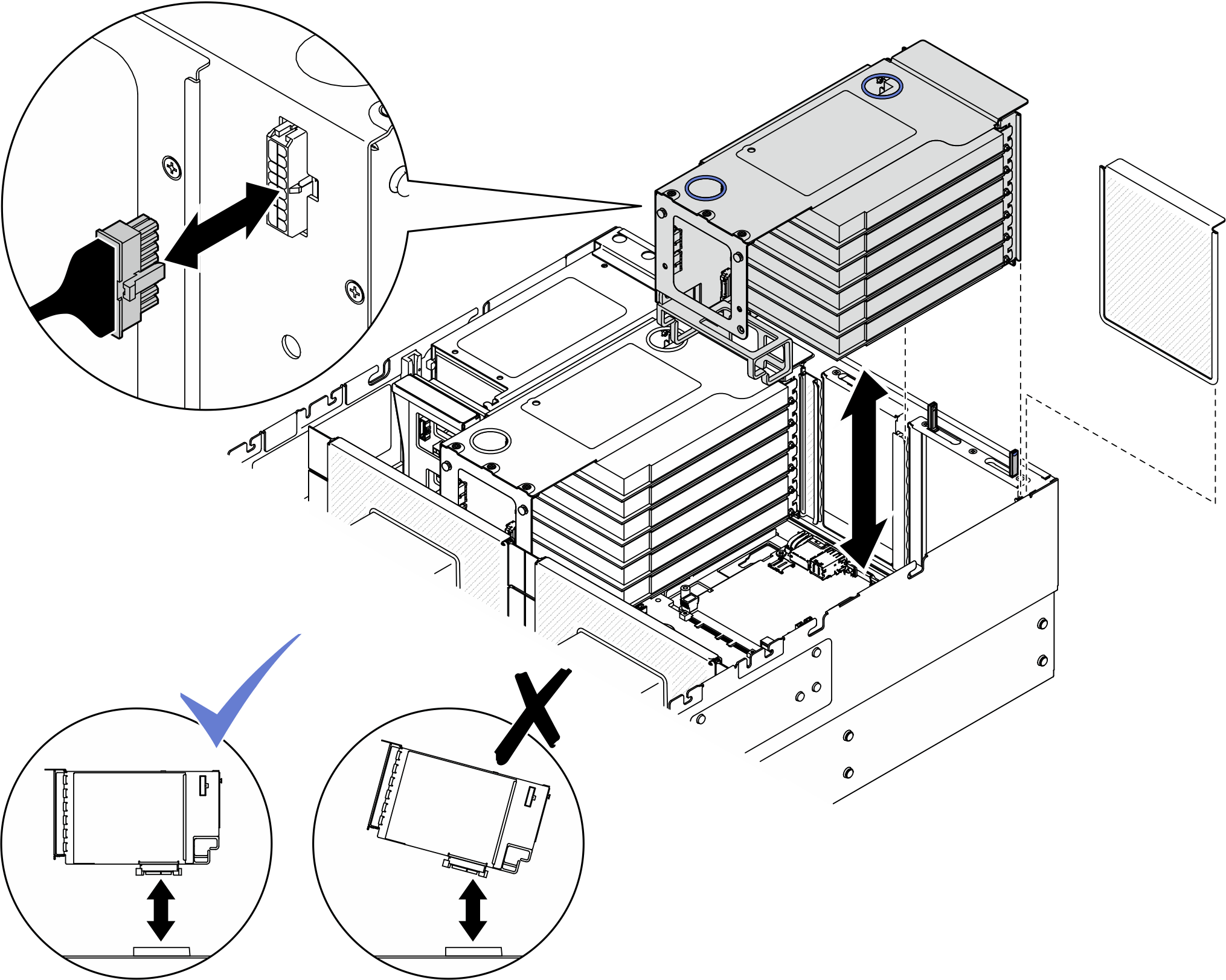 Removing PCIe riser 1