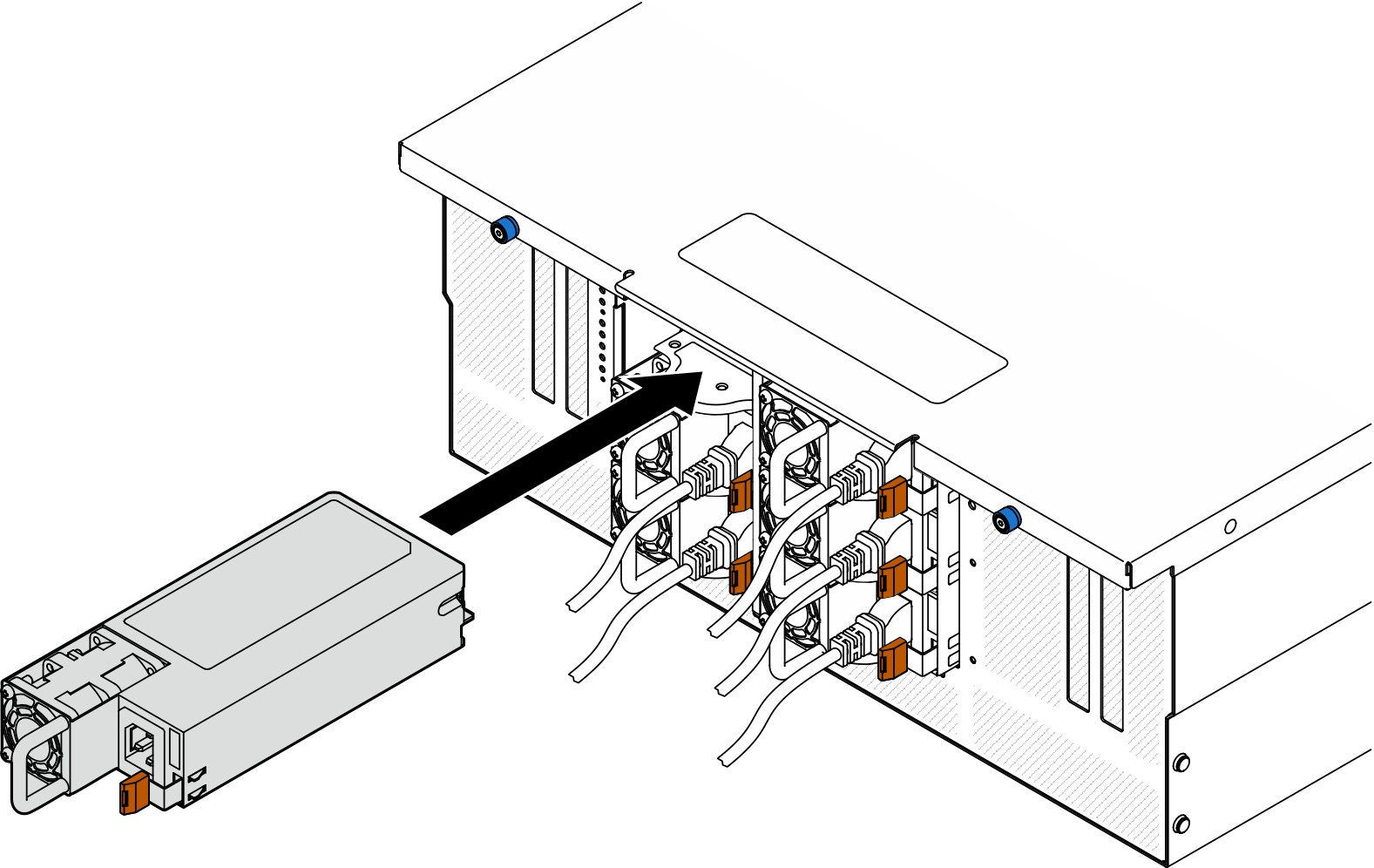 Installing power supply unit