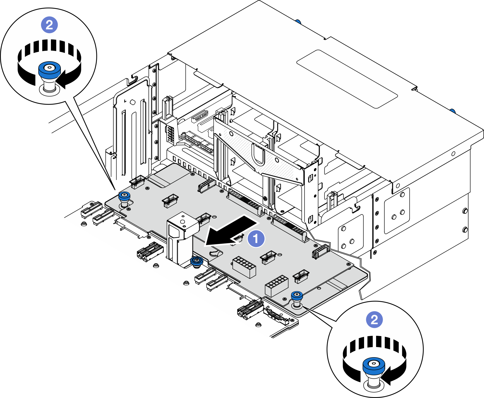 Securing power distribution board.