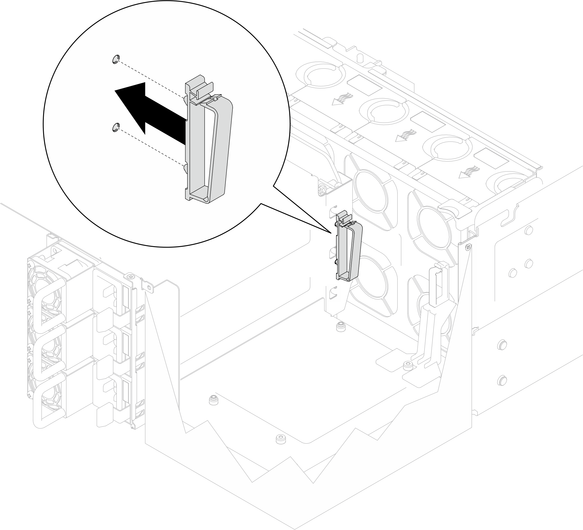 Installing cable guide