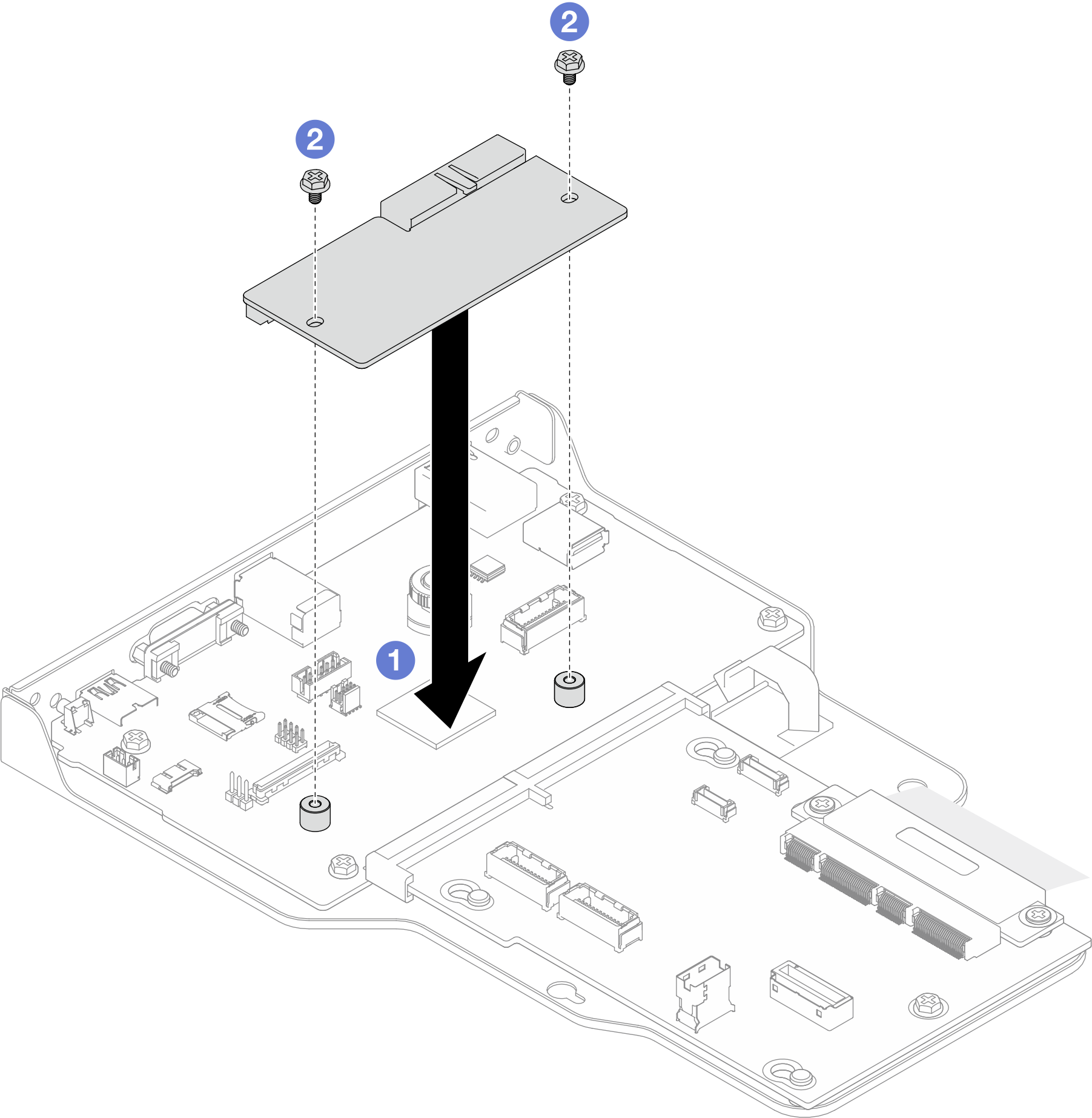 Firmware and RoT Security Module installation