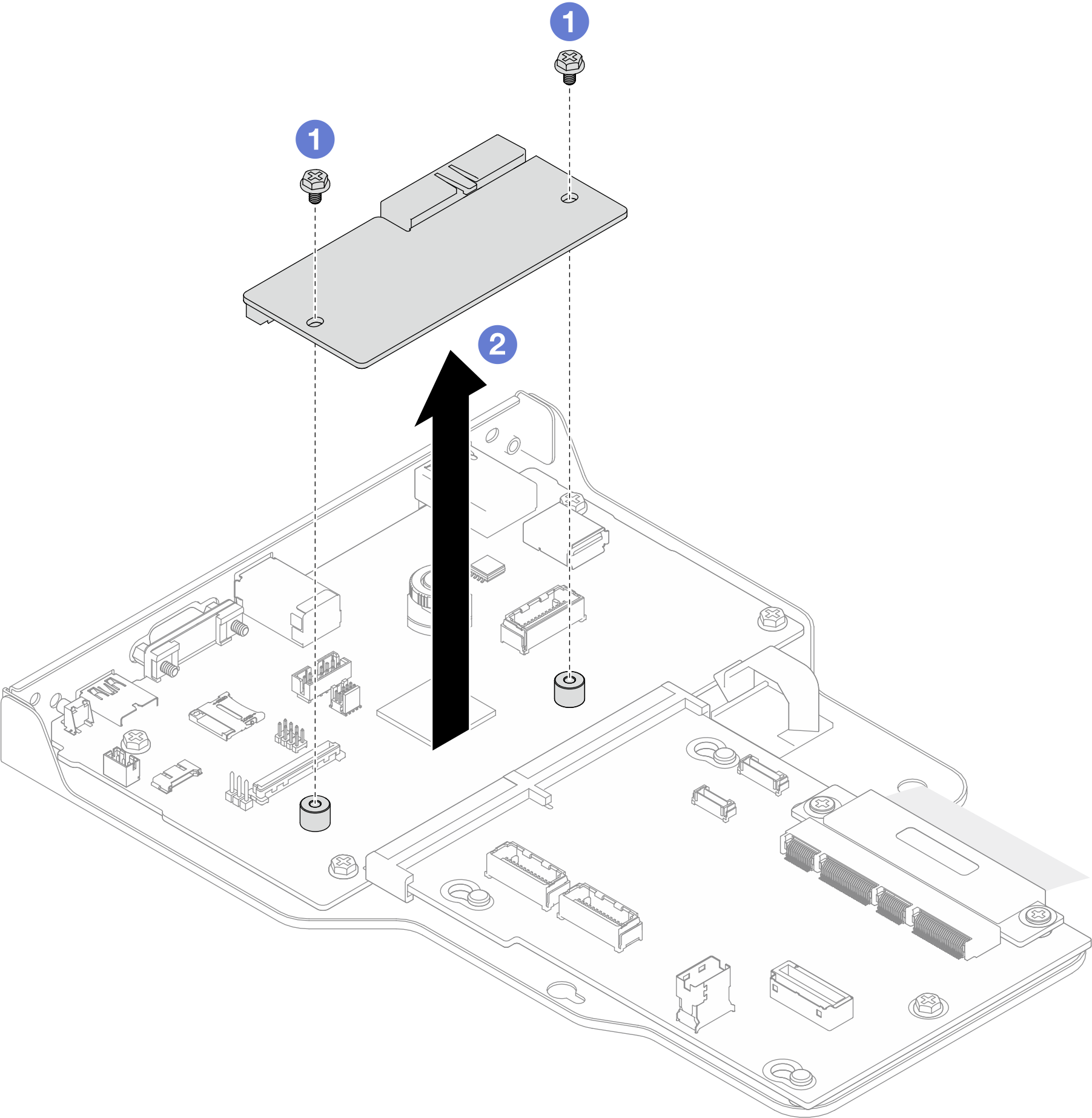 Firmware and RoT Security Module removal