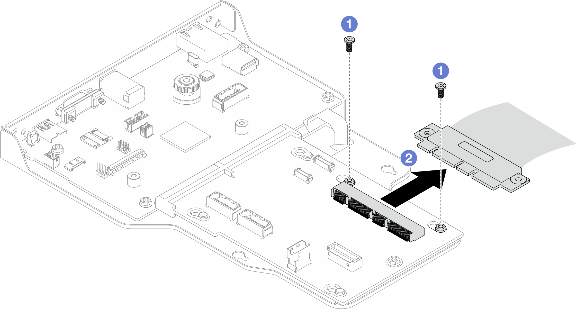 Disconnecting SCM cable