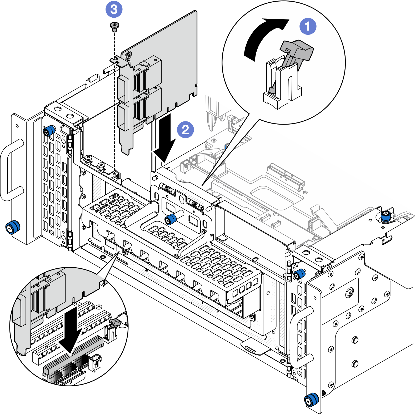 Installing sideband card