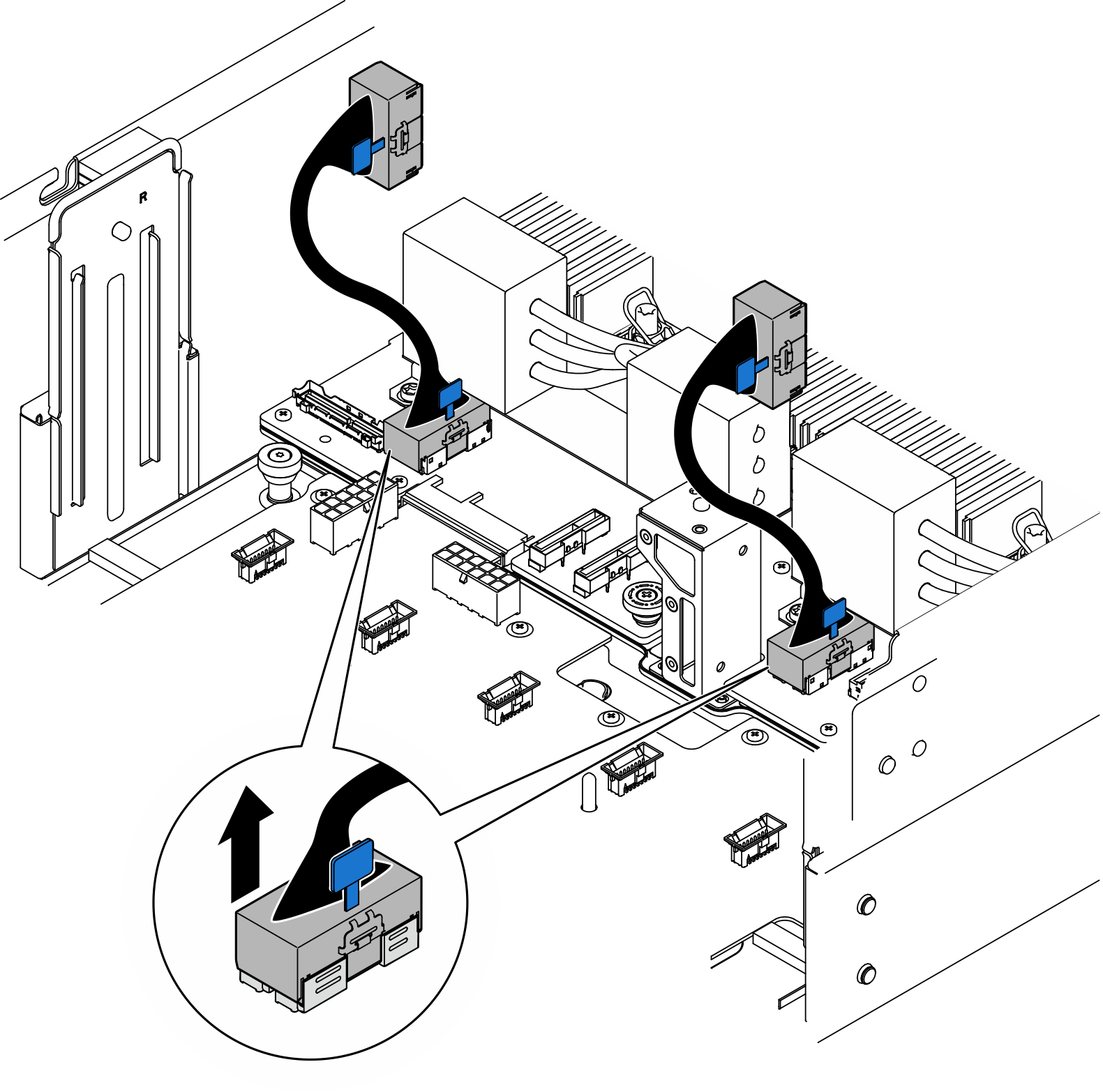 Disconnecting internal UPI cables