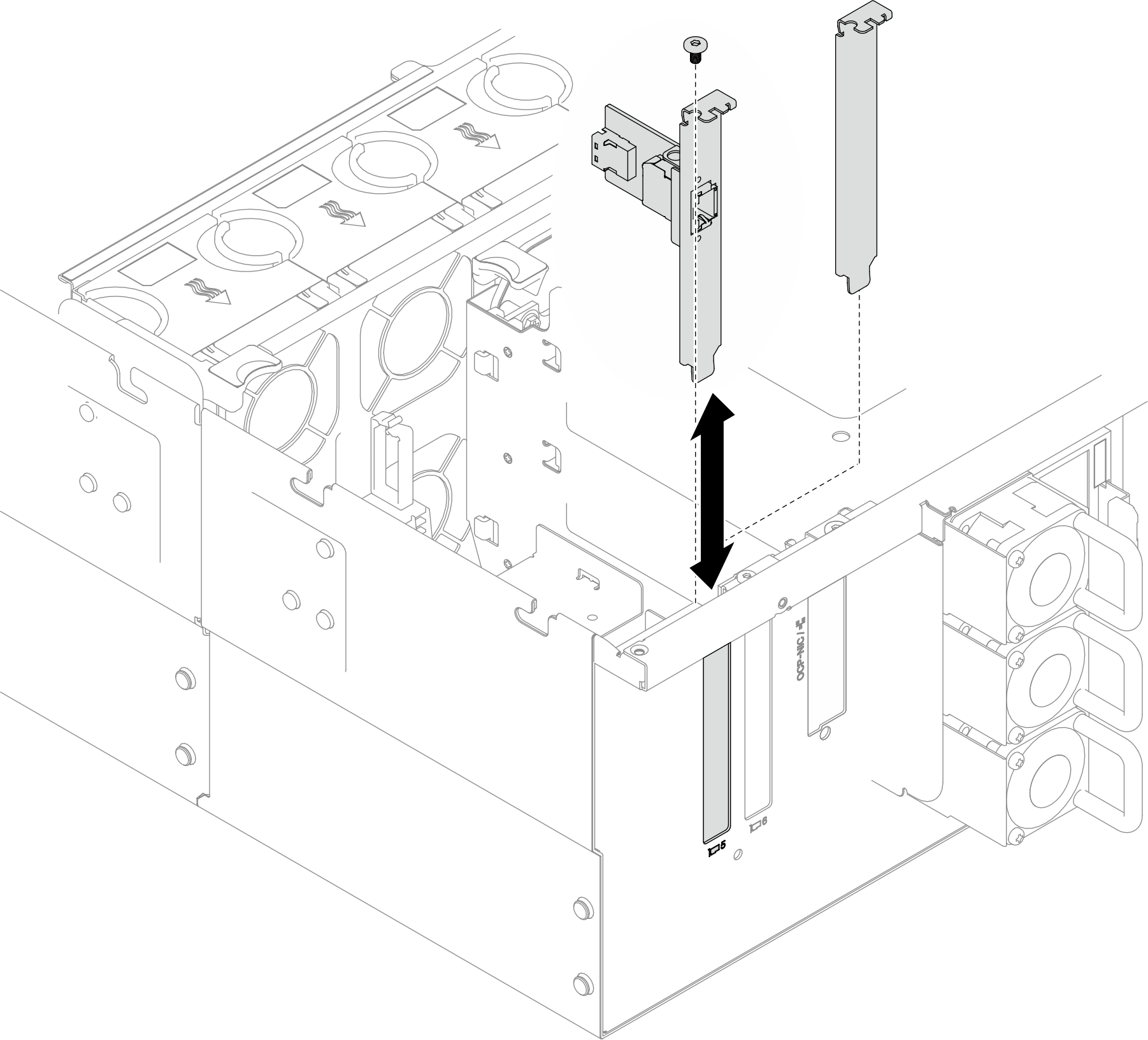 Installing Ethernet port assembly