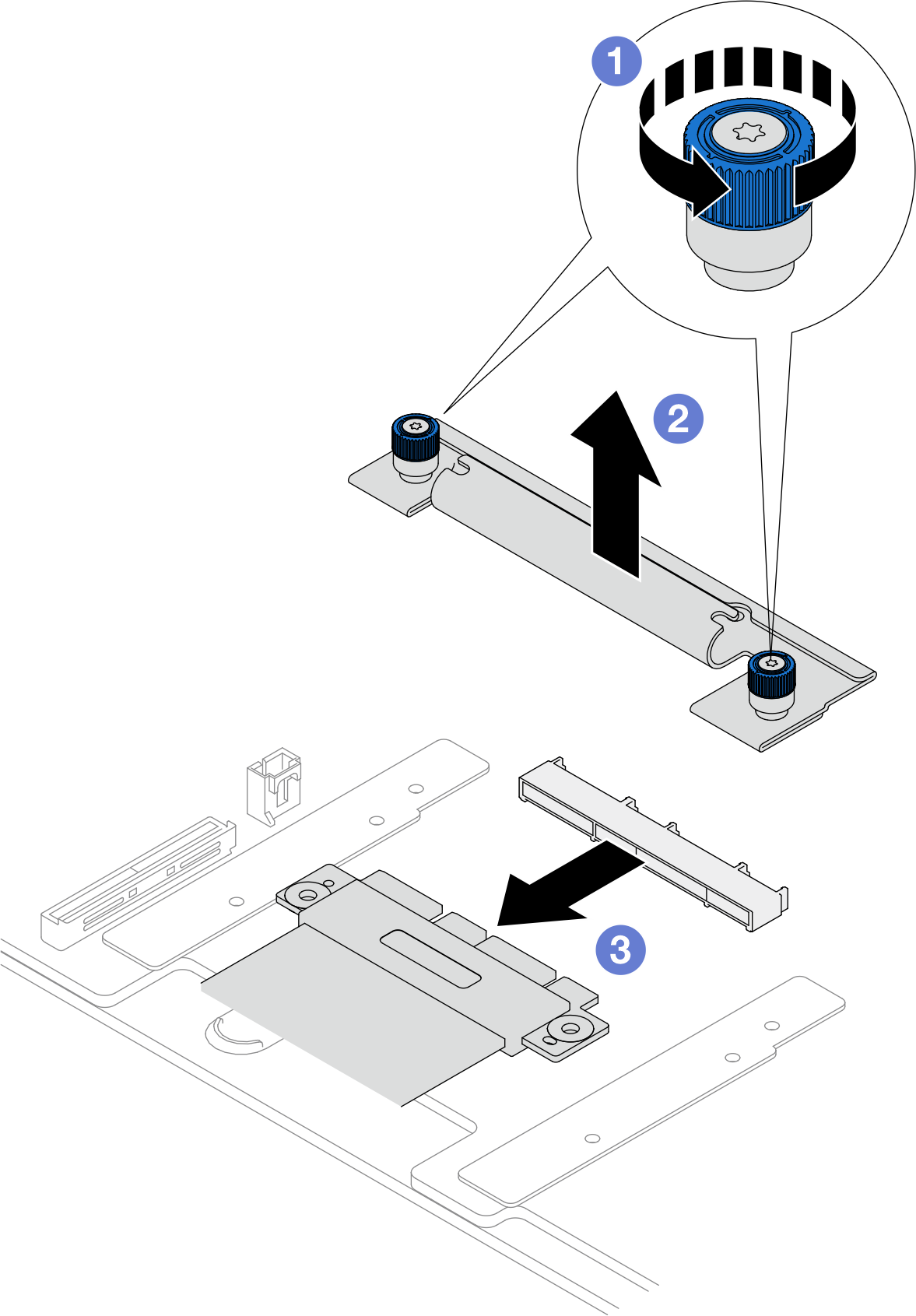 Disconnecting SCM cable