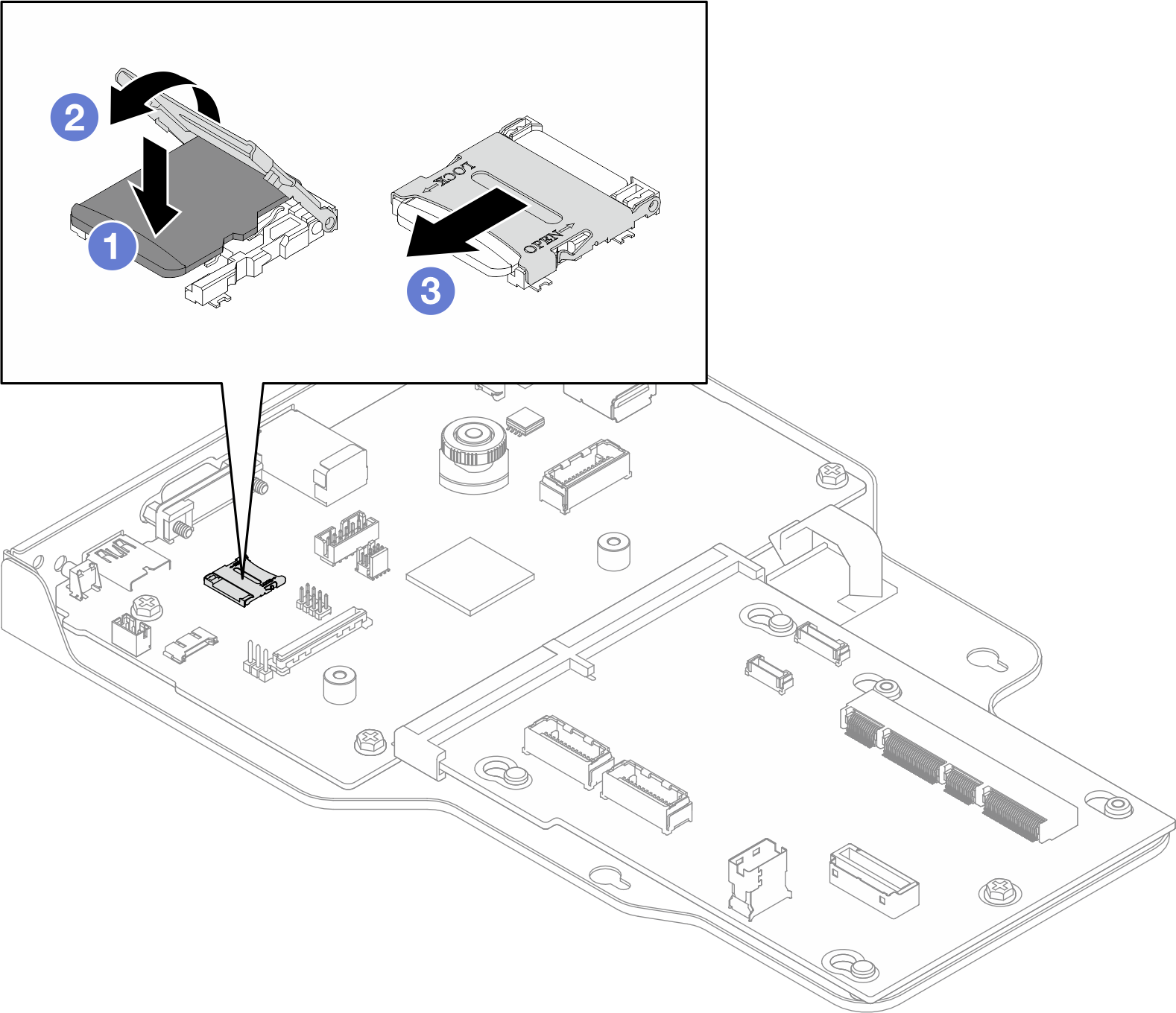 Installing MicroSD card