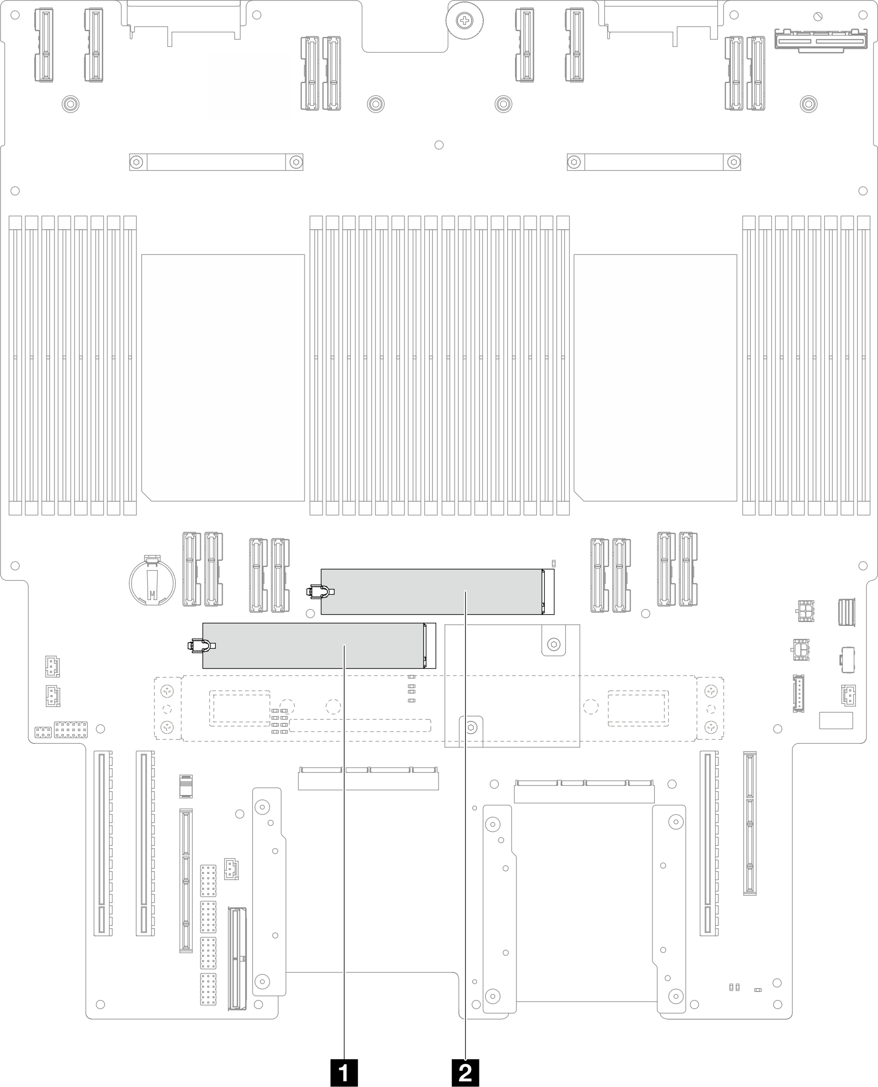 M.2 drive slots