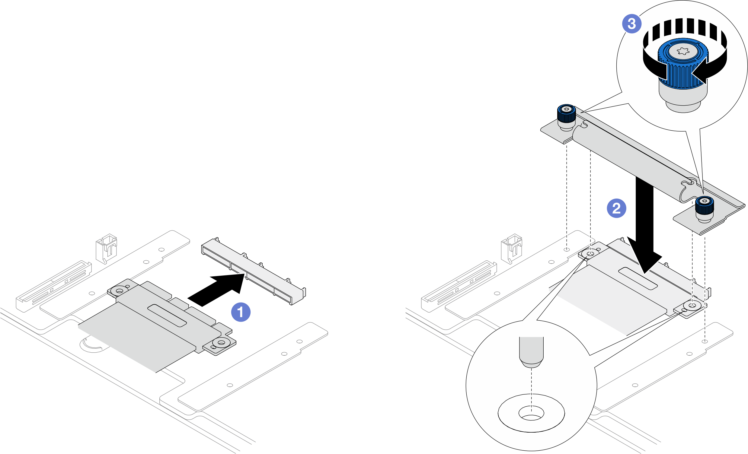 Connecting SCM cable