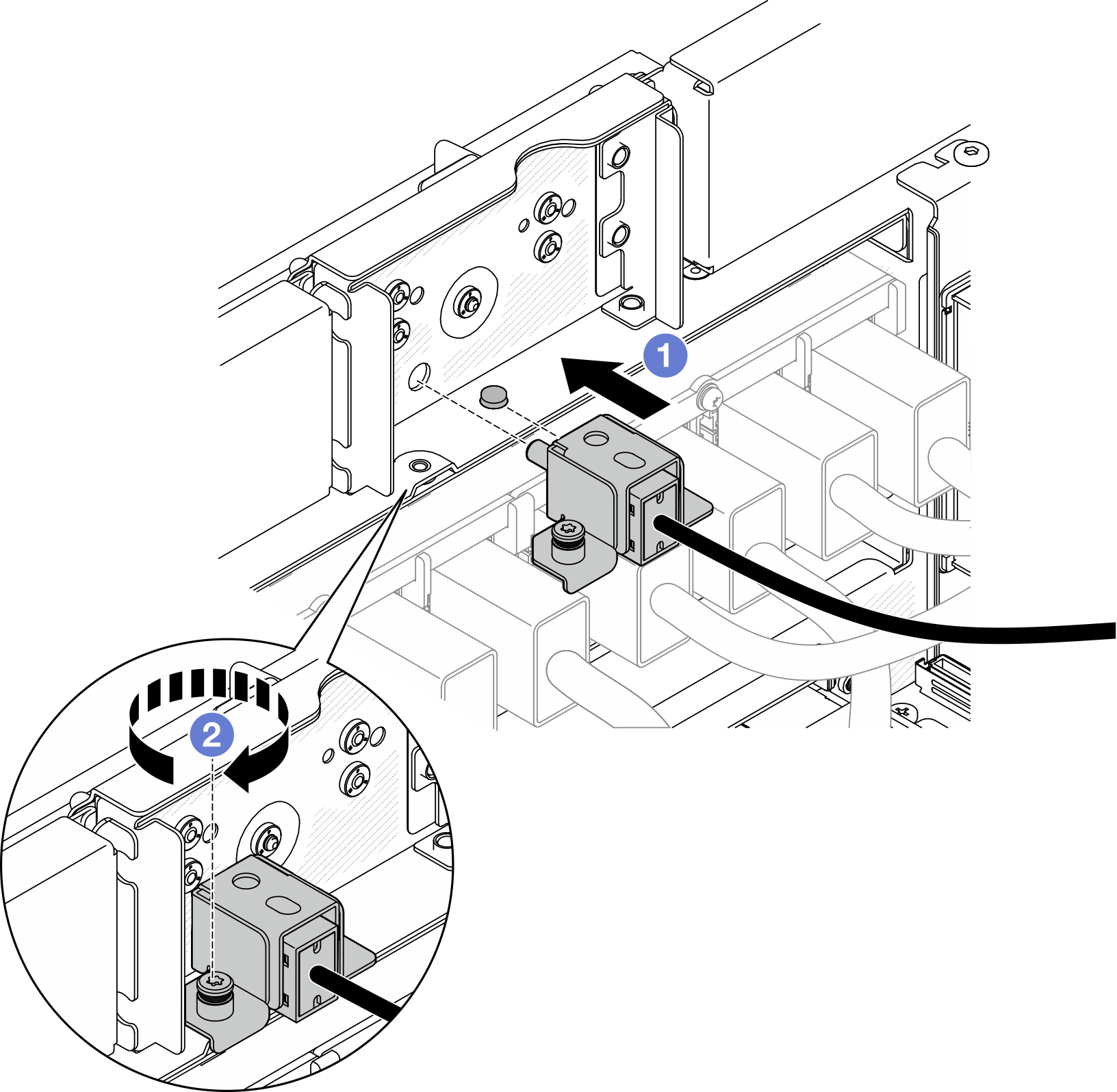 Installing front intrusion switch assembly