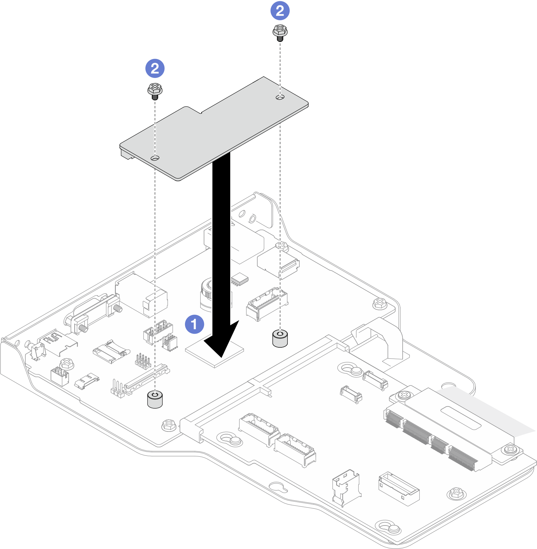 Firmware and RoT Security Module installation