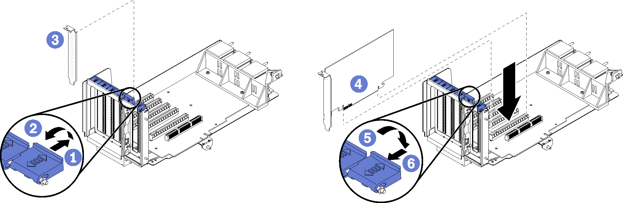 Adapter slot 10 to 15 installation