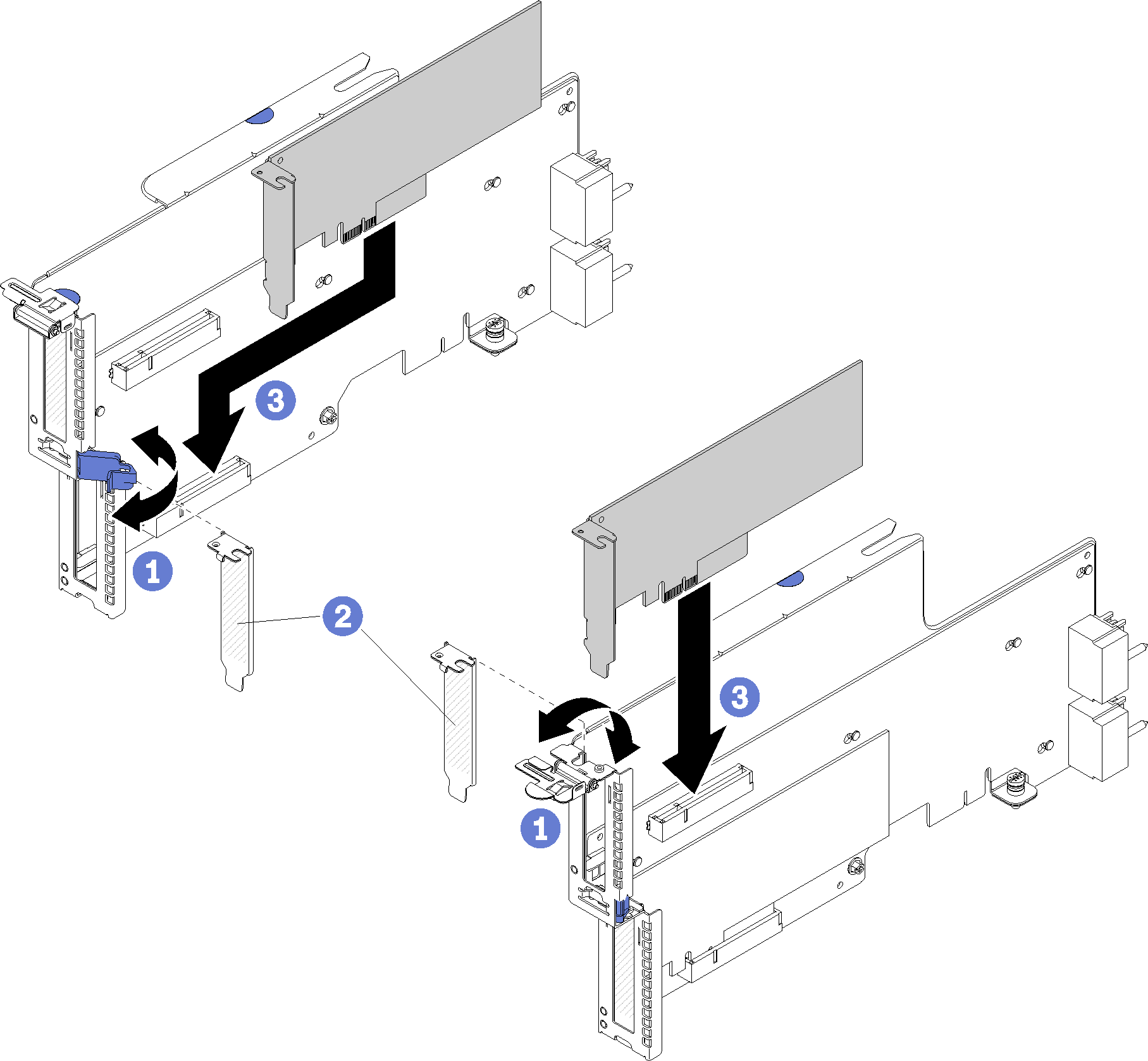 Adapter slot 16 to 17 installation