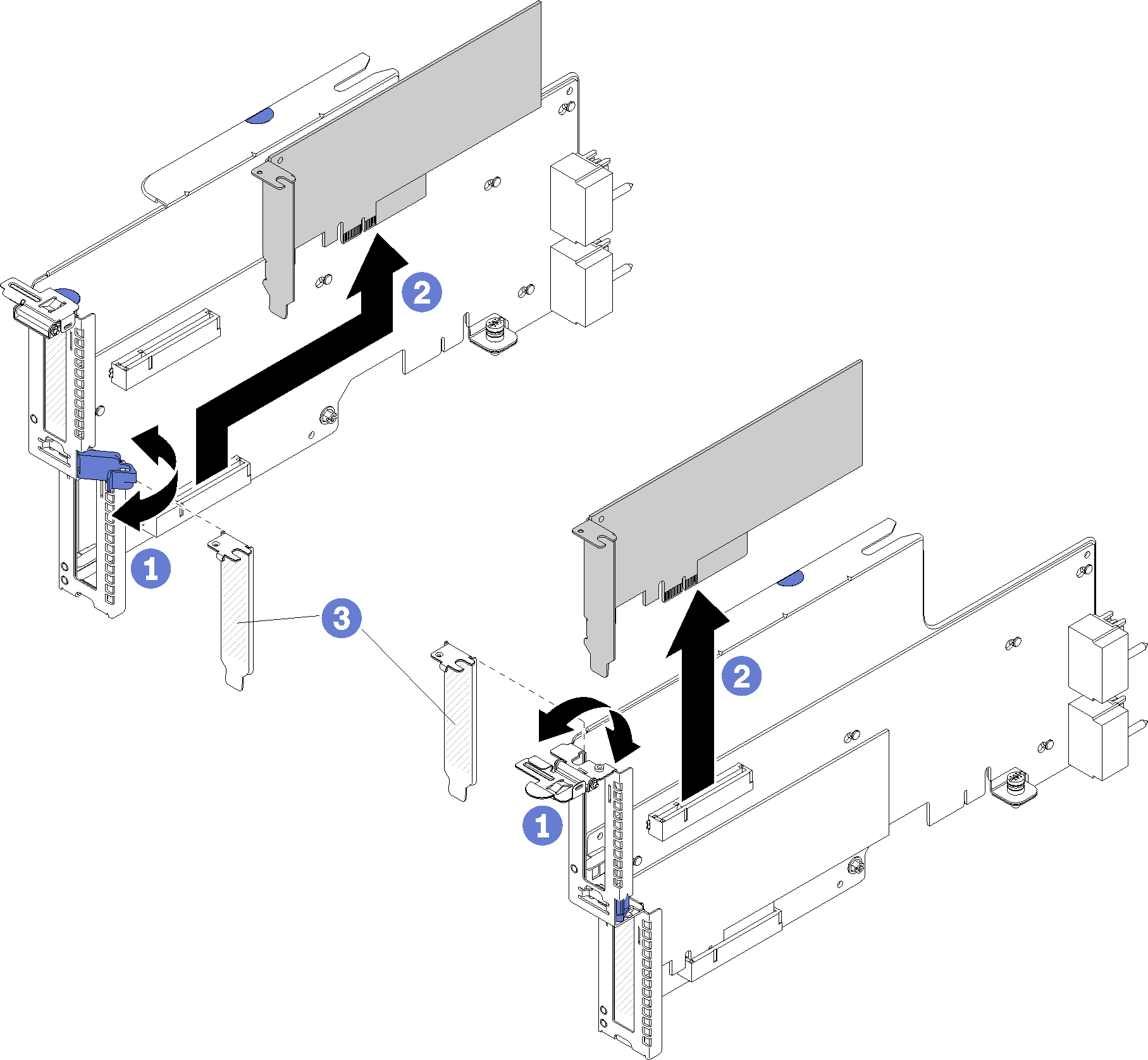 Adapter slot 16 to 17 removal