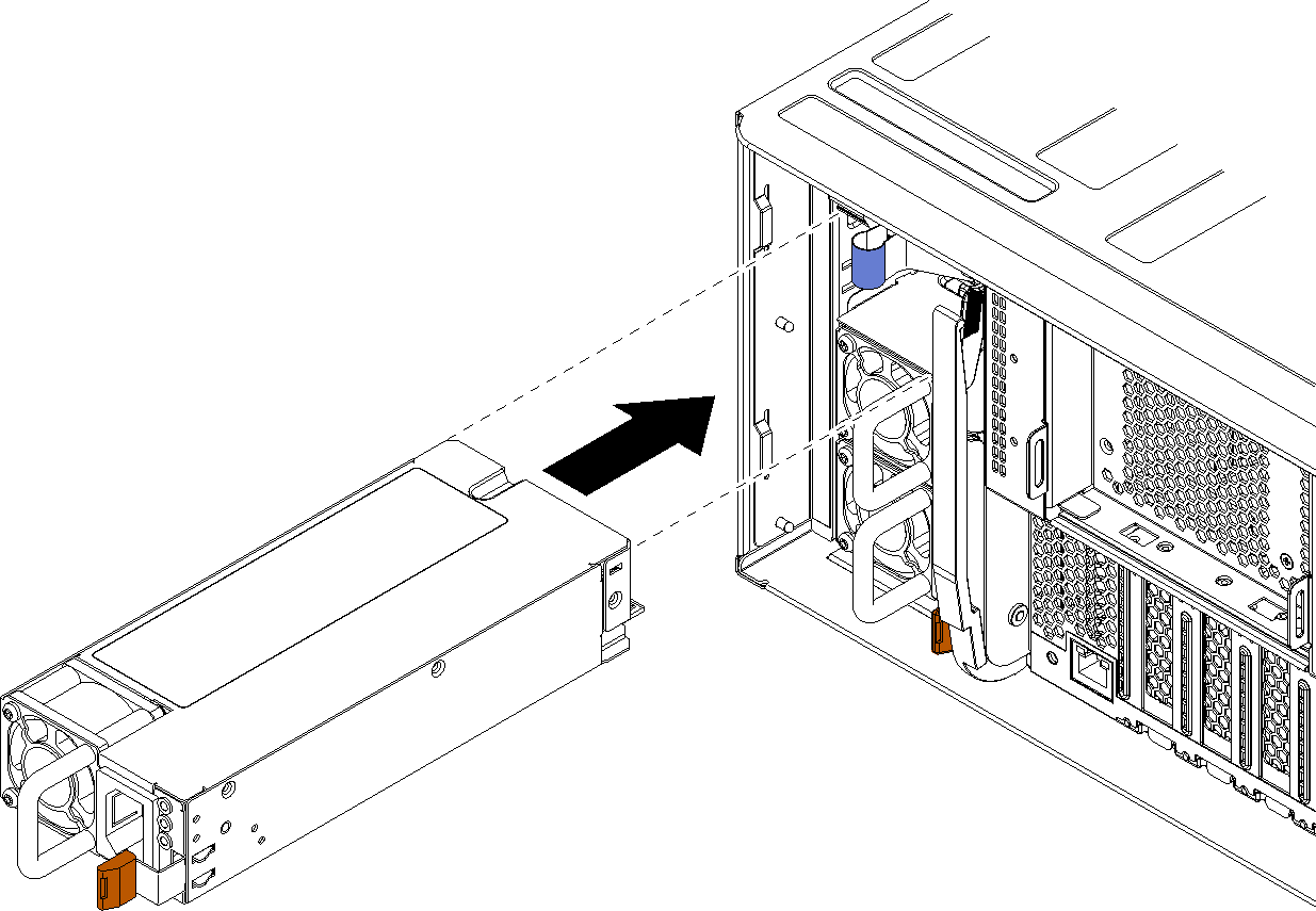 Installing a power supply