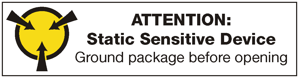 Static sensitive warning