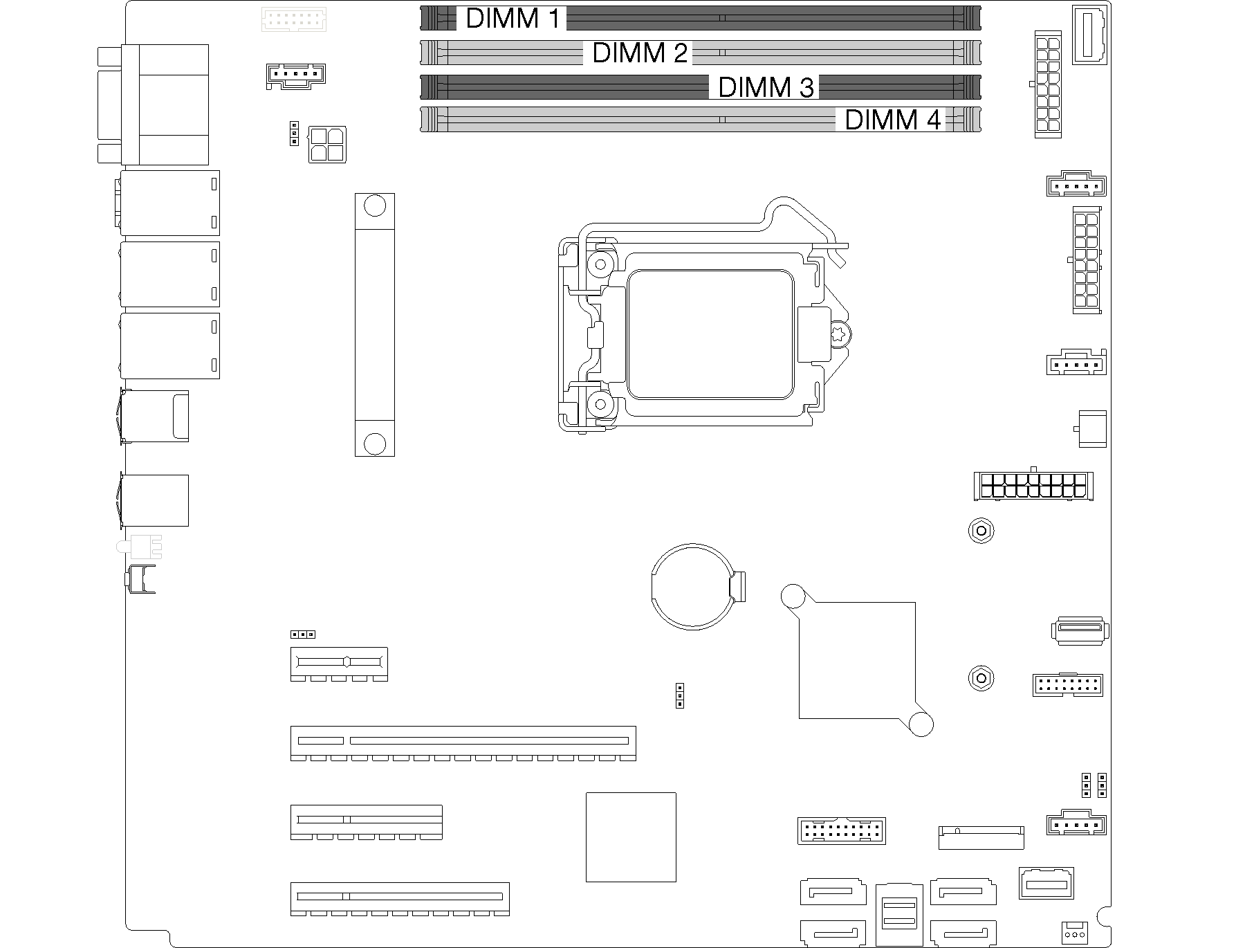 DIMM slots