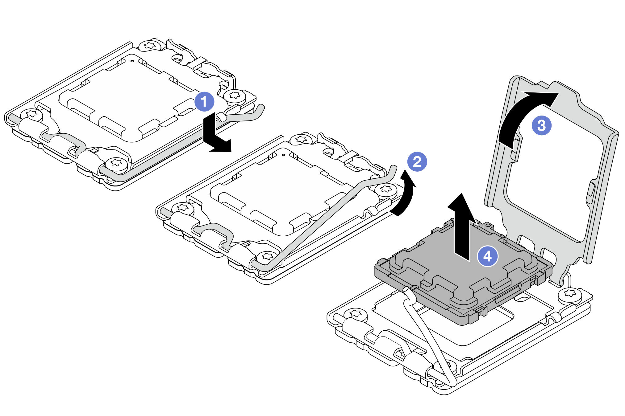 Removing the processor