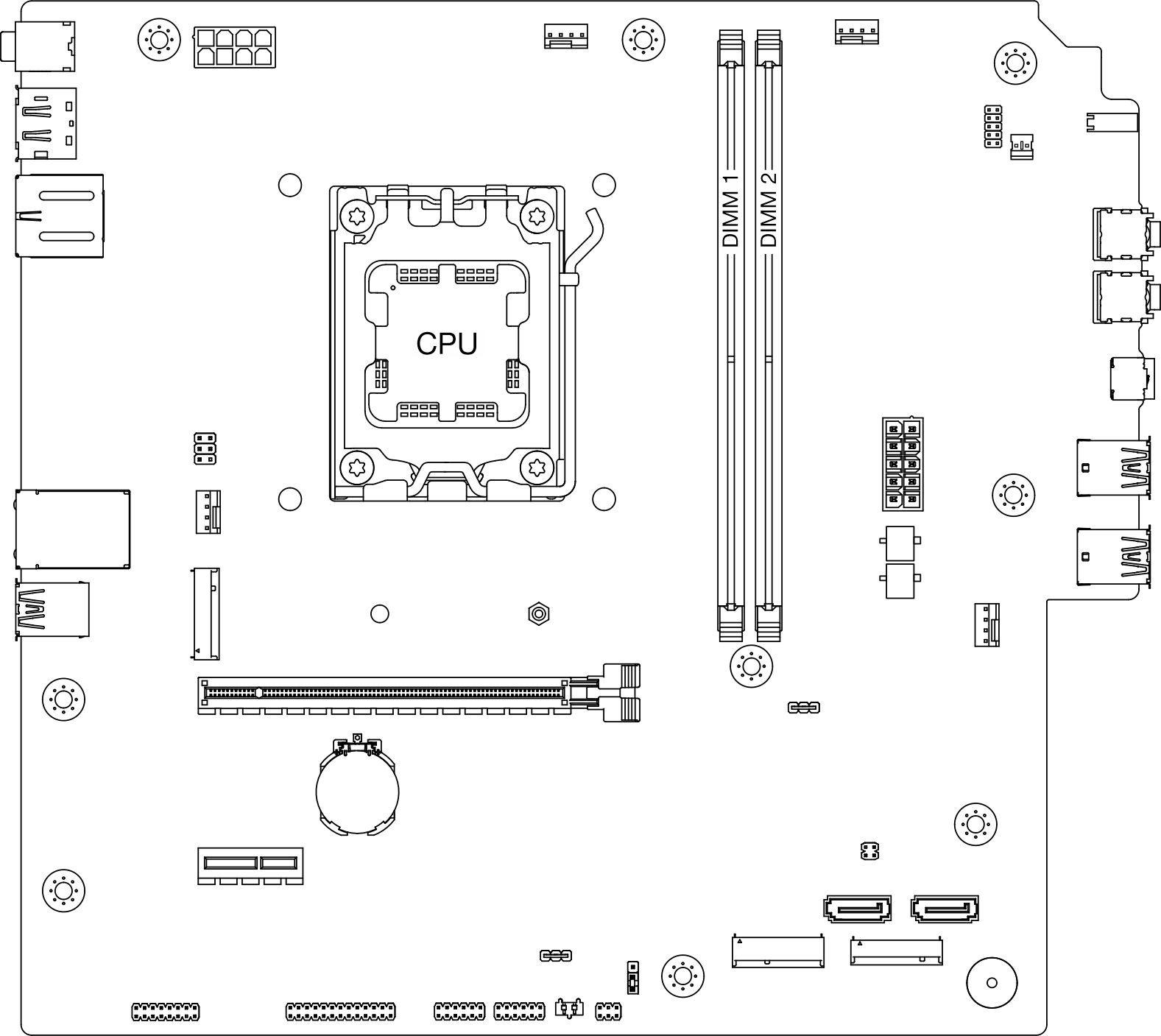 Memory module and processor location