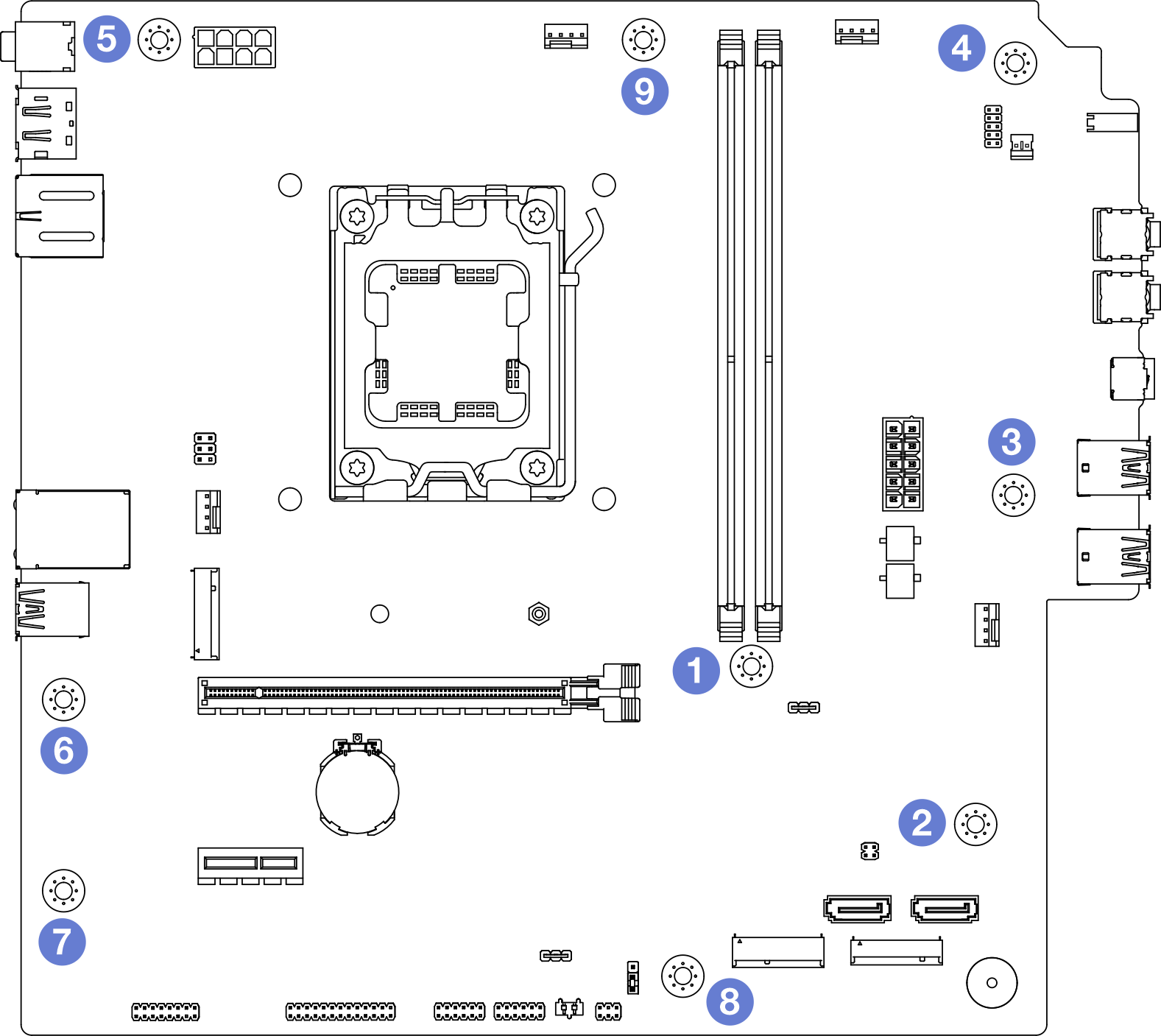 System-board screws removal sequence