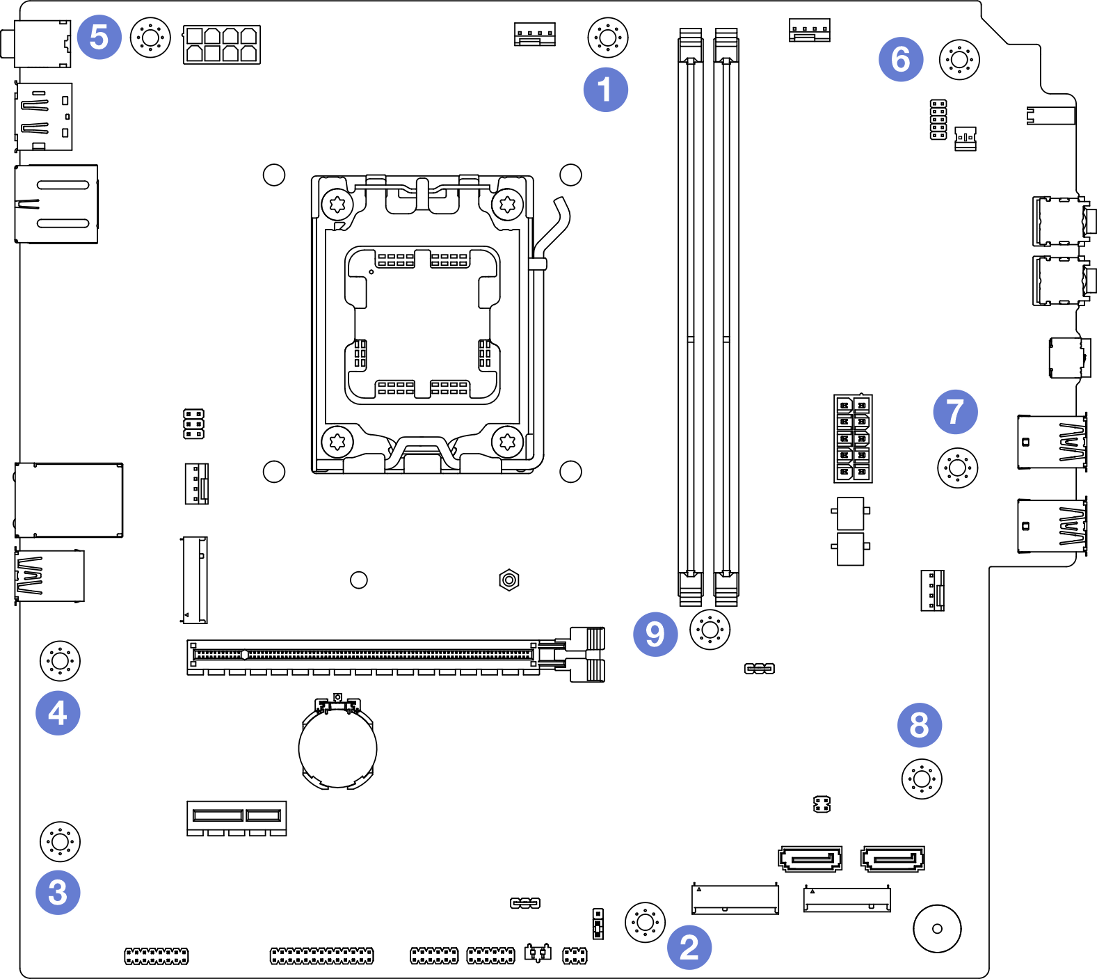 System-board screws installation sequence