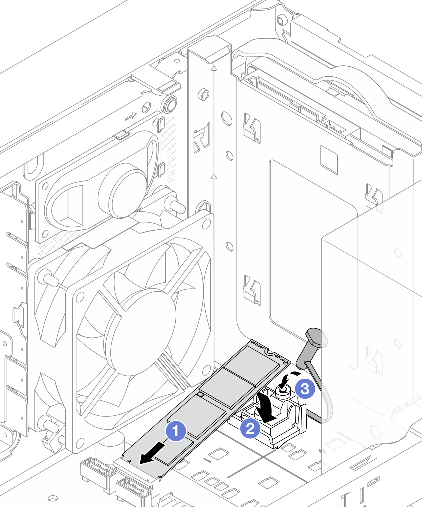 Installing M.2 drive 2