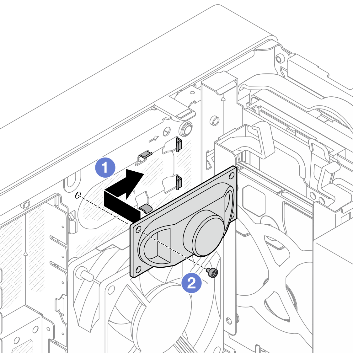 Installing the mono amplifier