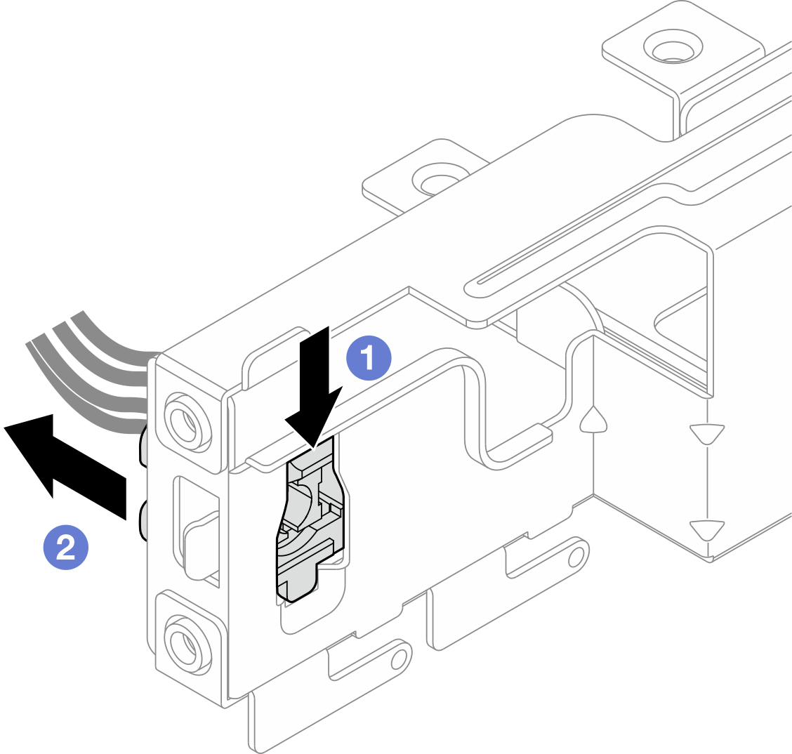 Removing the power button with LED